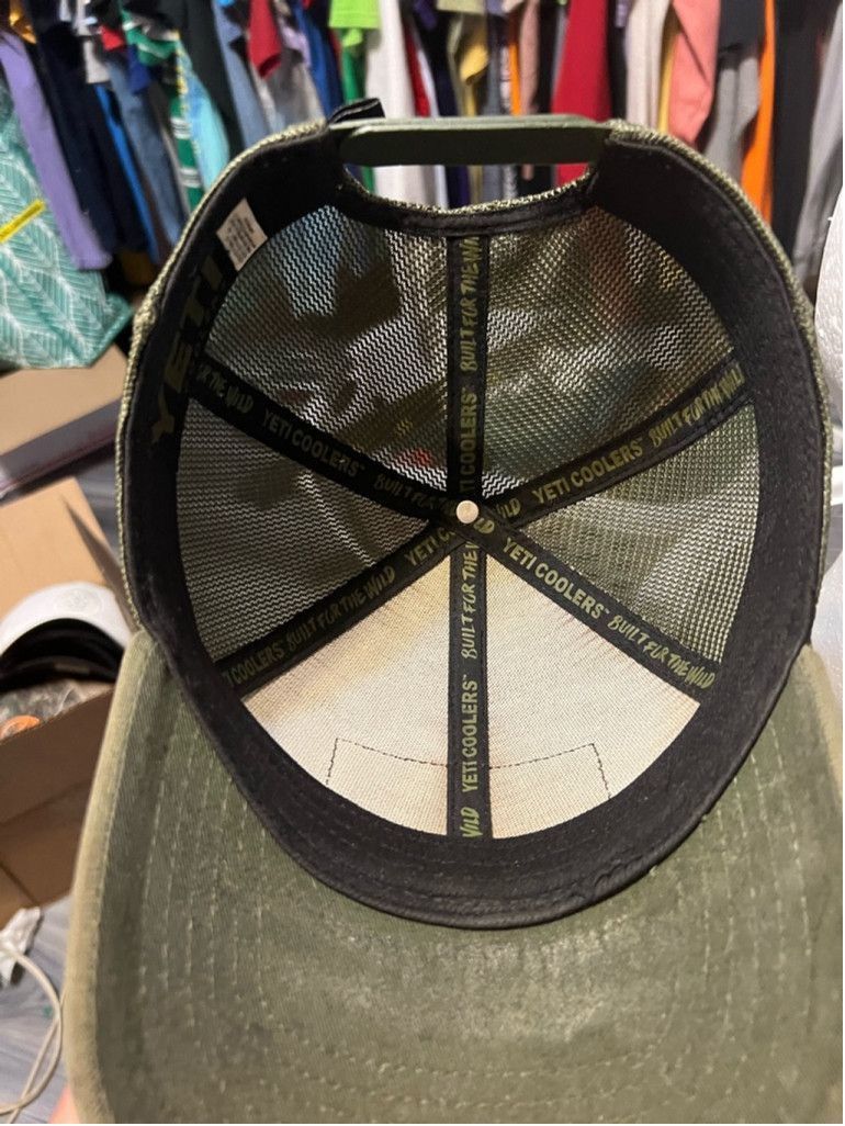 Yeti Men's Yeti Hat Olive Green Trucker Cap Adjustable Size ONE SIZE - 5 Thumbnail