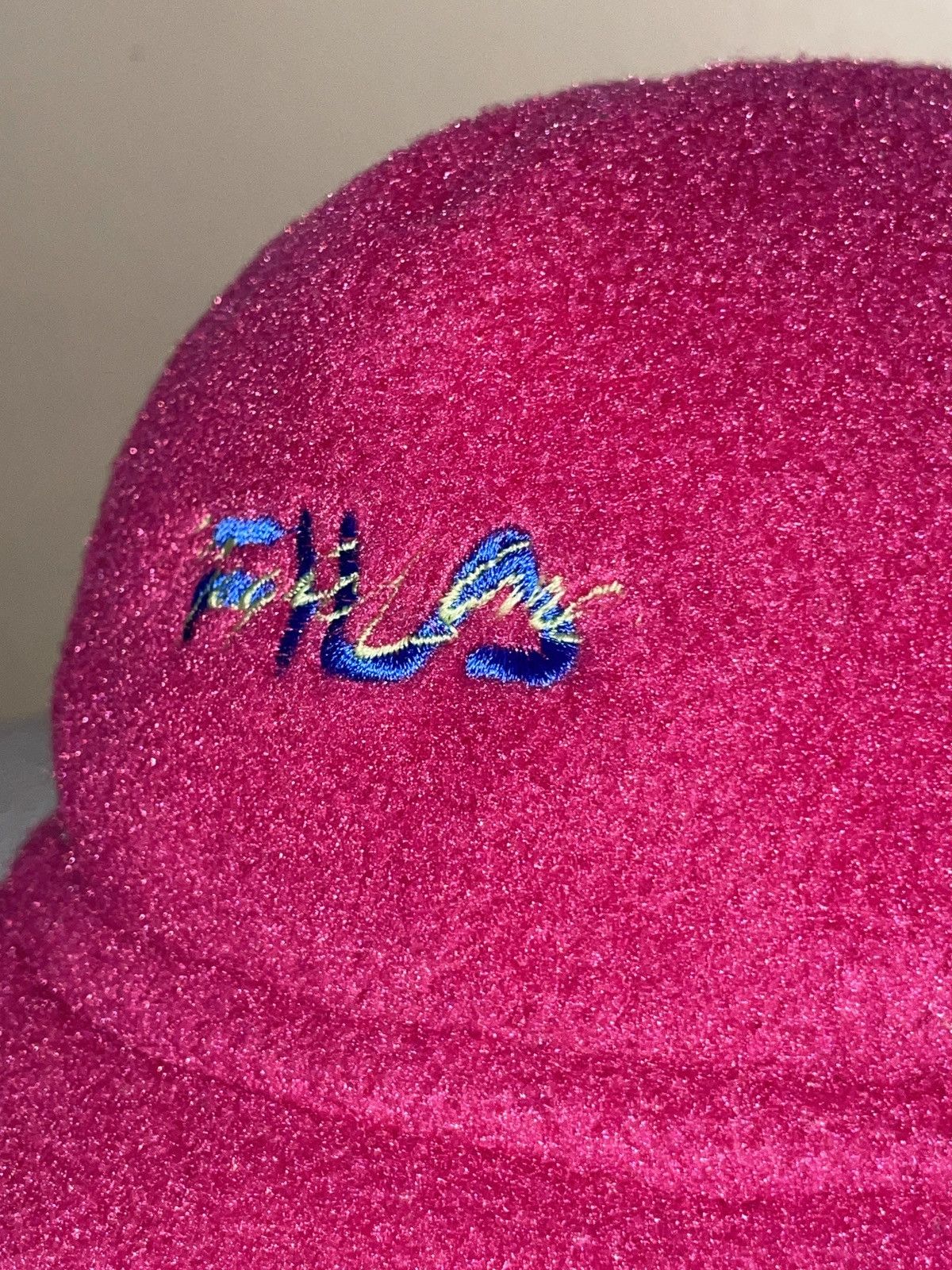 Fila Fila 90s pink Gorpcore fleece Hat Magic line Cap polartec Size ONE SIZE - 3 Thumbnail
