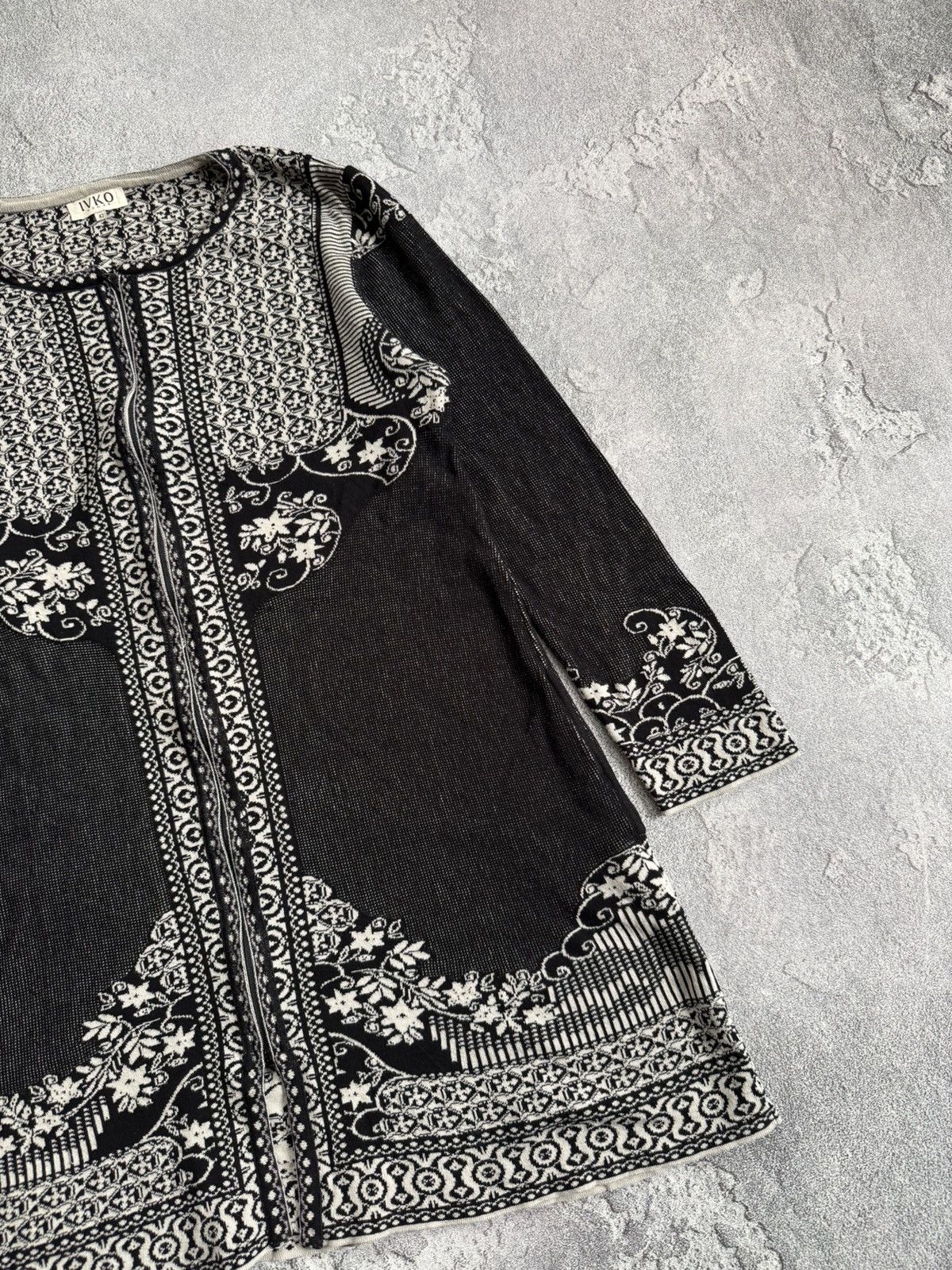 Dale Of Norway × Designer × Moods of Norway Ivko 42size all printed flowers 🌷 Cardigan long sweater zip Size XL / US 12-14 / IT 48-50 - 11 Thumbnail