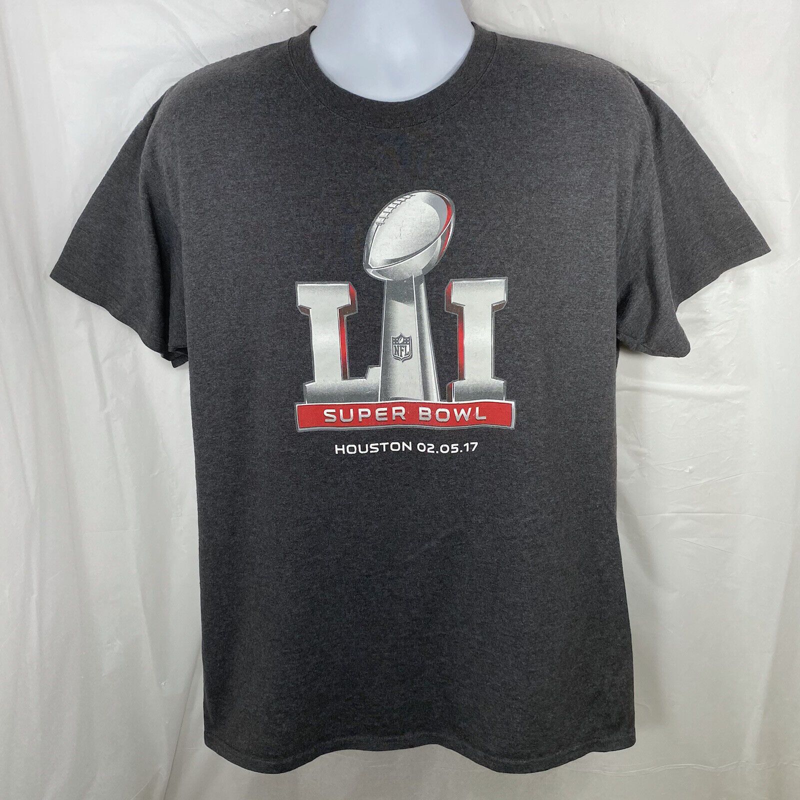 Majestic Atlanta Falcons Patriots Super Bowl Large Graphic T-Shirt Size US L / EU 52-54 / 3 - 1 Thumbnail