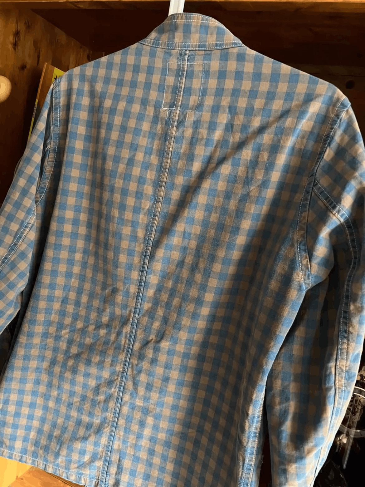 Visvim Sz 2 Rare Visvim 12SS Indigo Dye Plaid Jacket Size US M / EU 48-50 / 2 - 7 Thumbnail