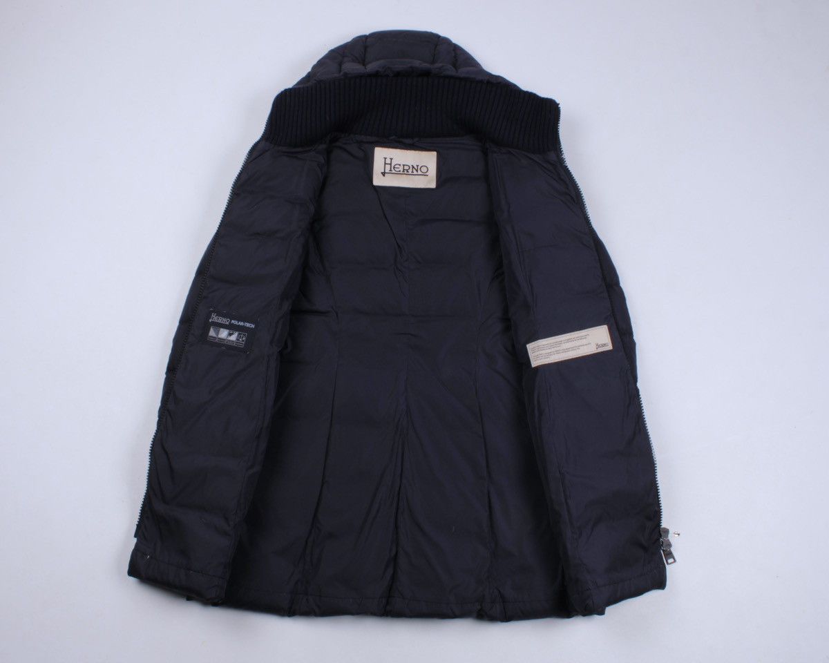 Designer × Herno HERNO Long Coat Down Puffer Jacket Polar-Tech Size M / US 6-8 / IT 42-44 - 8 Thumbnail