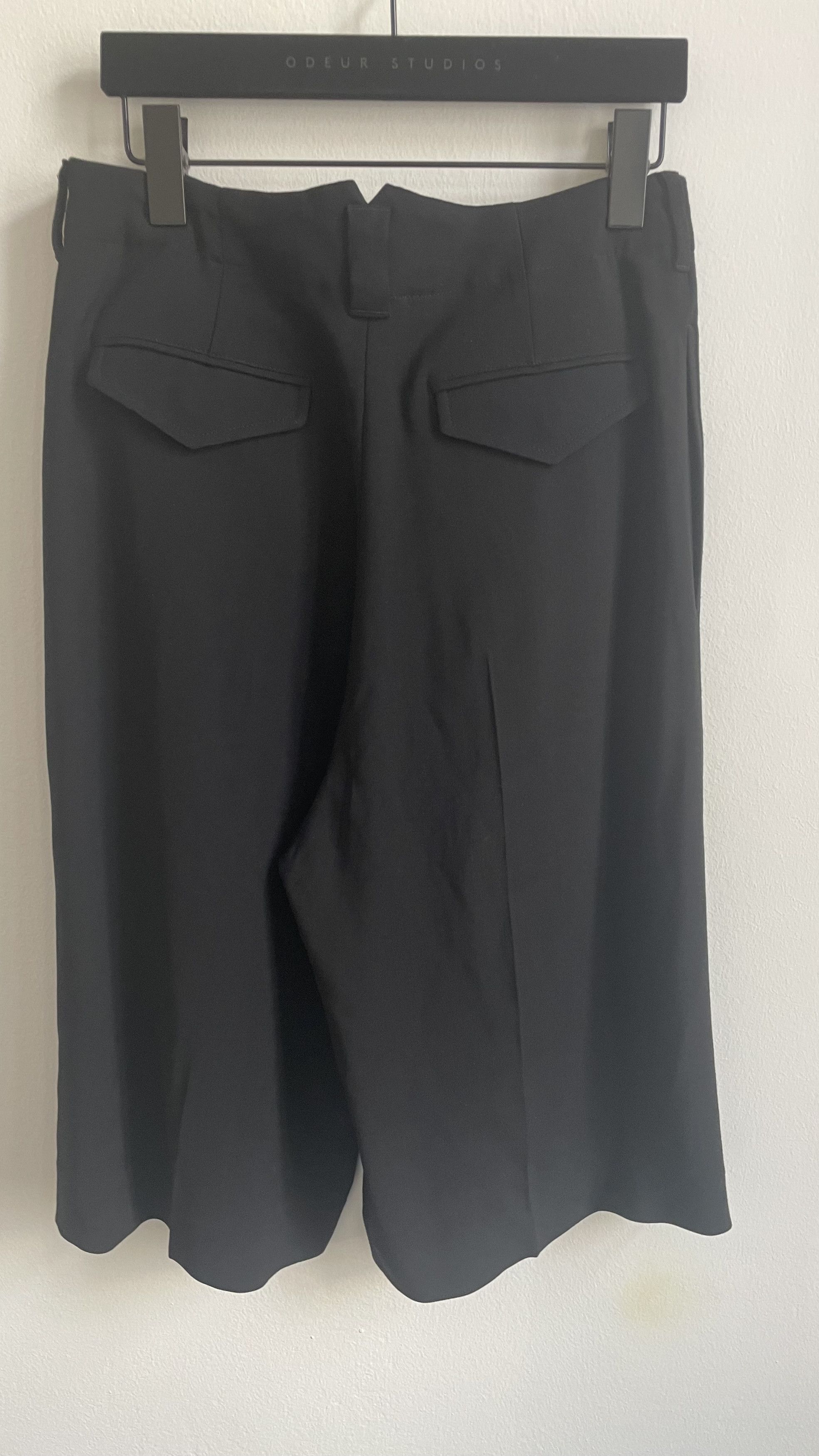 AMI AMI Paris long black wool blend twill Bermuda shorts S 46 Size US 30 / EU 46 - 3 Thumbnail