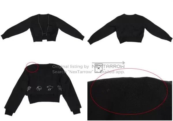 Comme des Garcons Comme des Garcons Black vintage embroidered bird blazer to Size M / US 6-8 / IT 42-44 - 3 Thumbnail