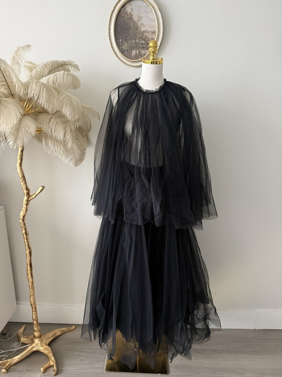 Dolce & Gabbana Tulle dolce & gabbana midi dress Size S / US 4 / IT 40 - 1 Thumbnail