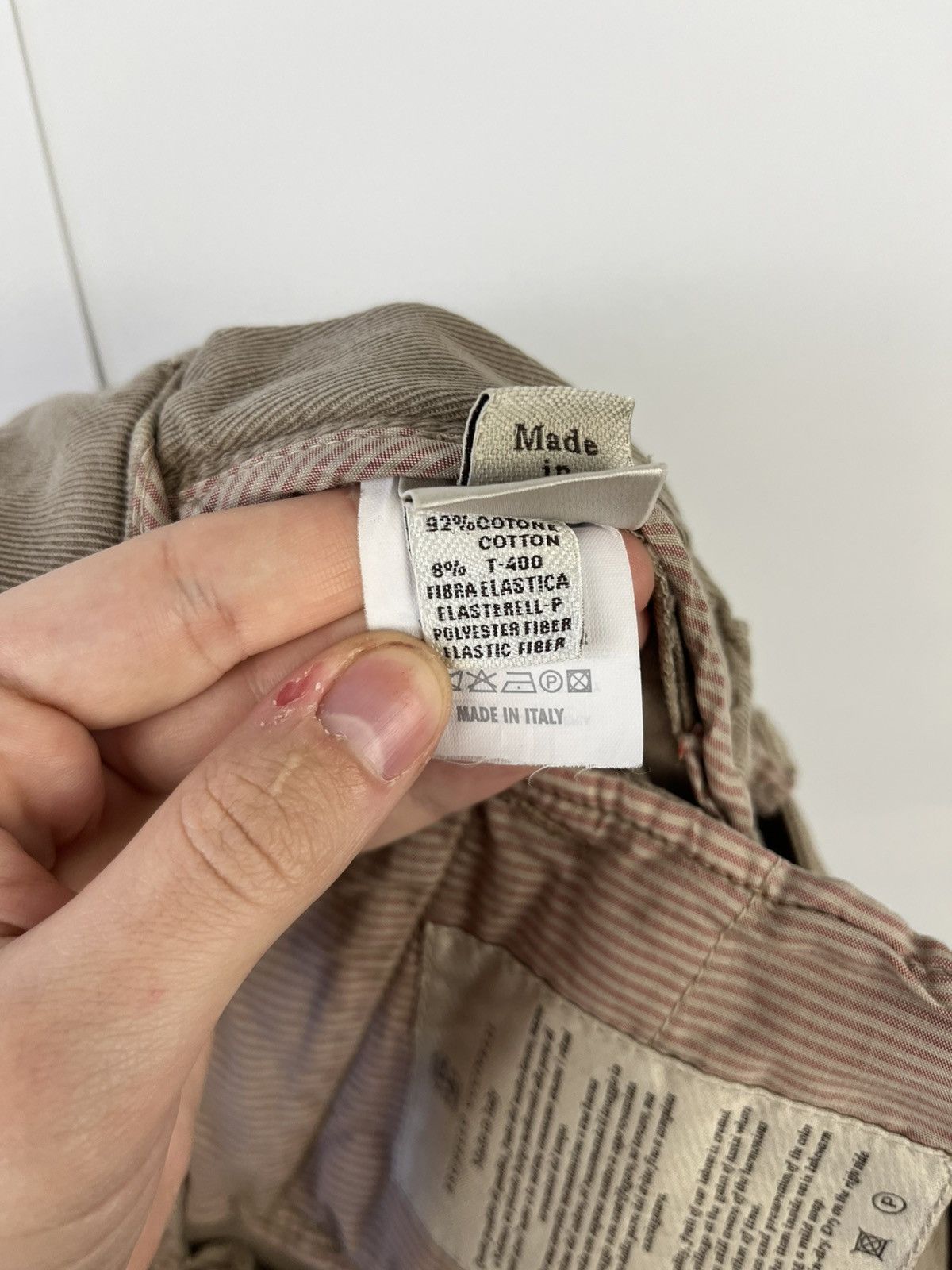 Brunello Cucinelli Brunello Cucinelli Lux Leather & Cotton Pants Trousers Italy Size 28" / US 6 / IT 42 - 11 Thumbnail