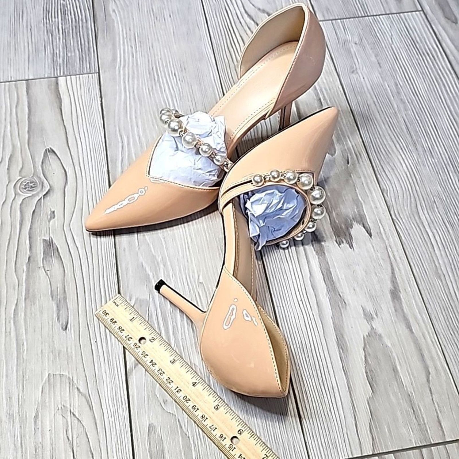 Other (74-3735) Coutgo Womens High Heels Wedding Shoes Sz 7.5 Size US 7.5 / IT 37.5 - 3 Thumbnail
