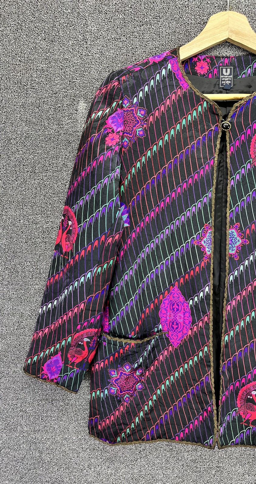 Emanuel Ungaro Emanuel Ungaro Luxury Cardigan Jacket Size M / US 6-8 / IT 42-44 - 3 Thumbnail