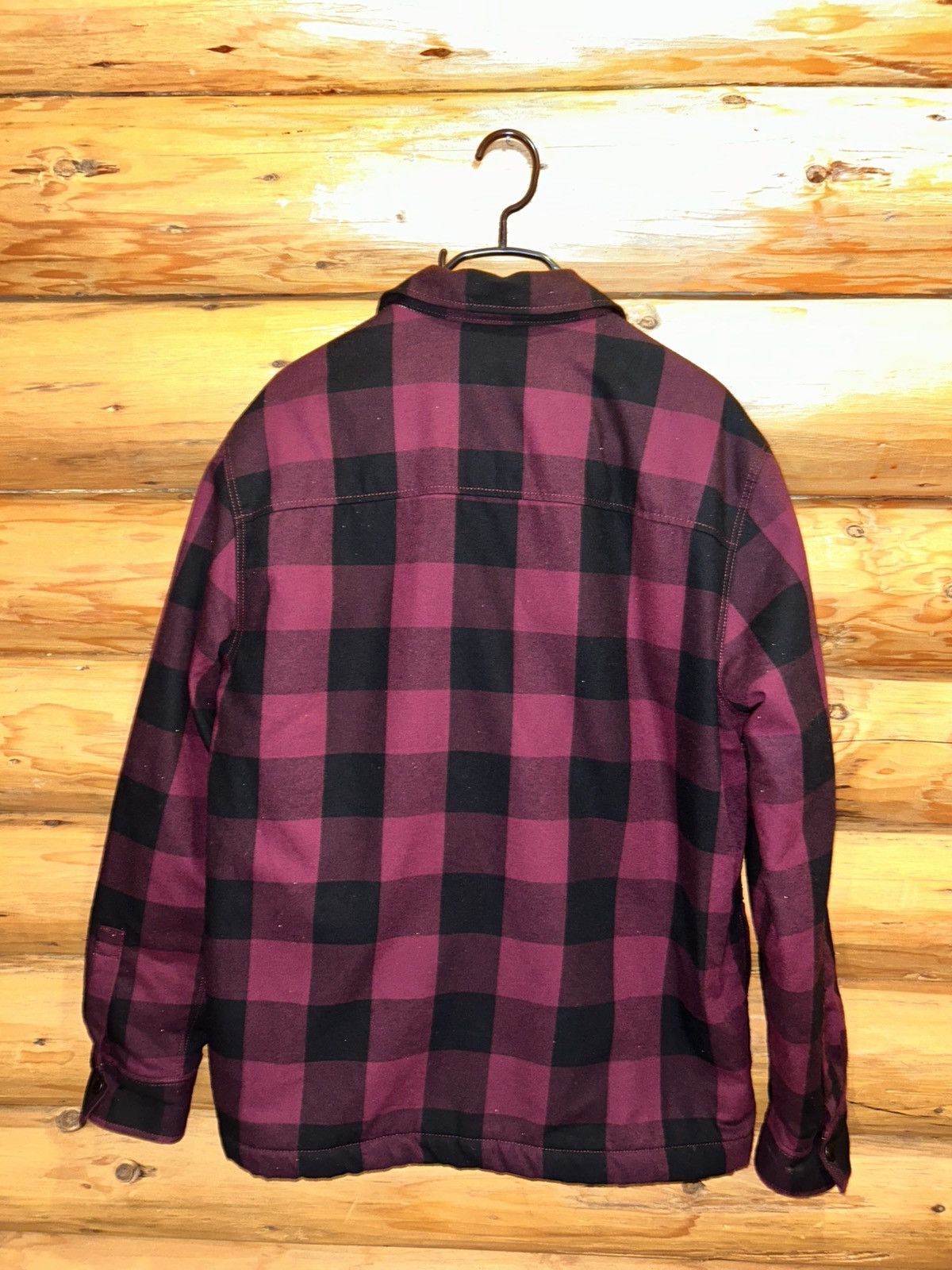 Dickies Sherpa Flannel Shirt Jacket Lined Sacramento New - Main Image