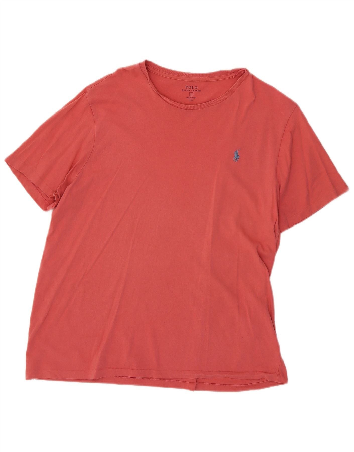 Polo Ralph Lauren Mens T-Shirt Top Large Pink Cotton Size US M / EU 48-50 / 2 - 1 Thumbnail