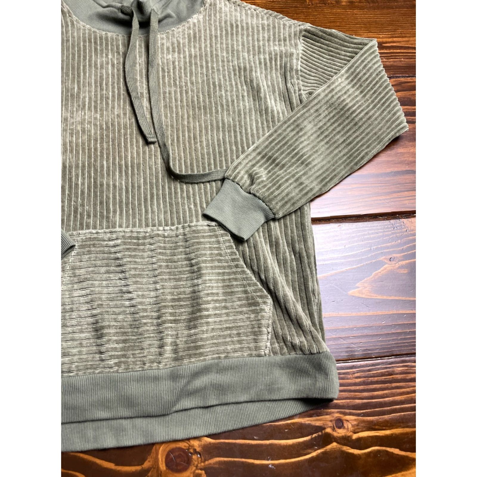 Vintage Maurices Sweater, Women's Size Small, Green, Ribbed, Cowl Neck, Pullover, Casual, Travel, Regular Fit, Fall Winter Spring, Womens Size S / US 4 / IT 40 - 4 Thumbnail