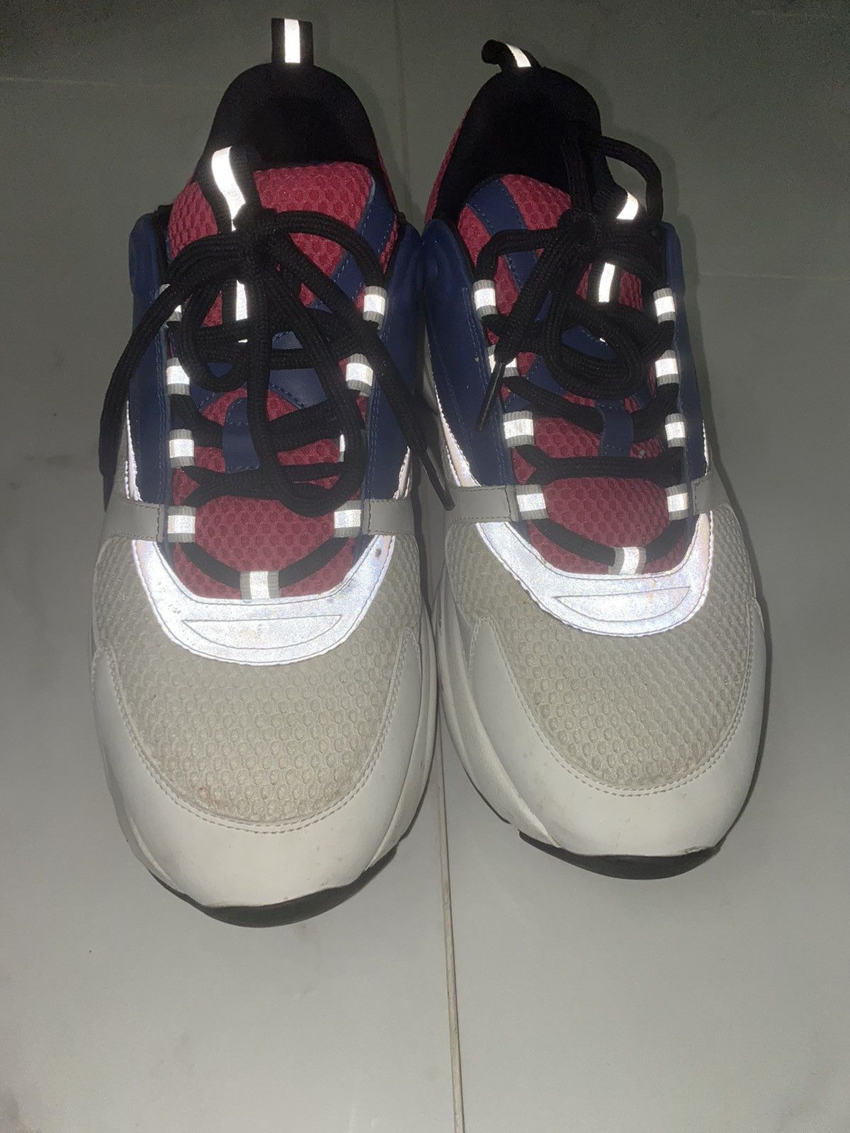 Dior *RARE* Dior B22 'White Blue Pink' Size US 10 / EU 43 - 2 Thumbnail