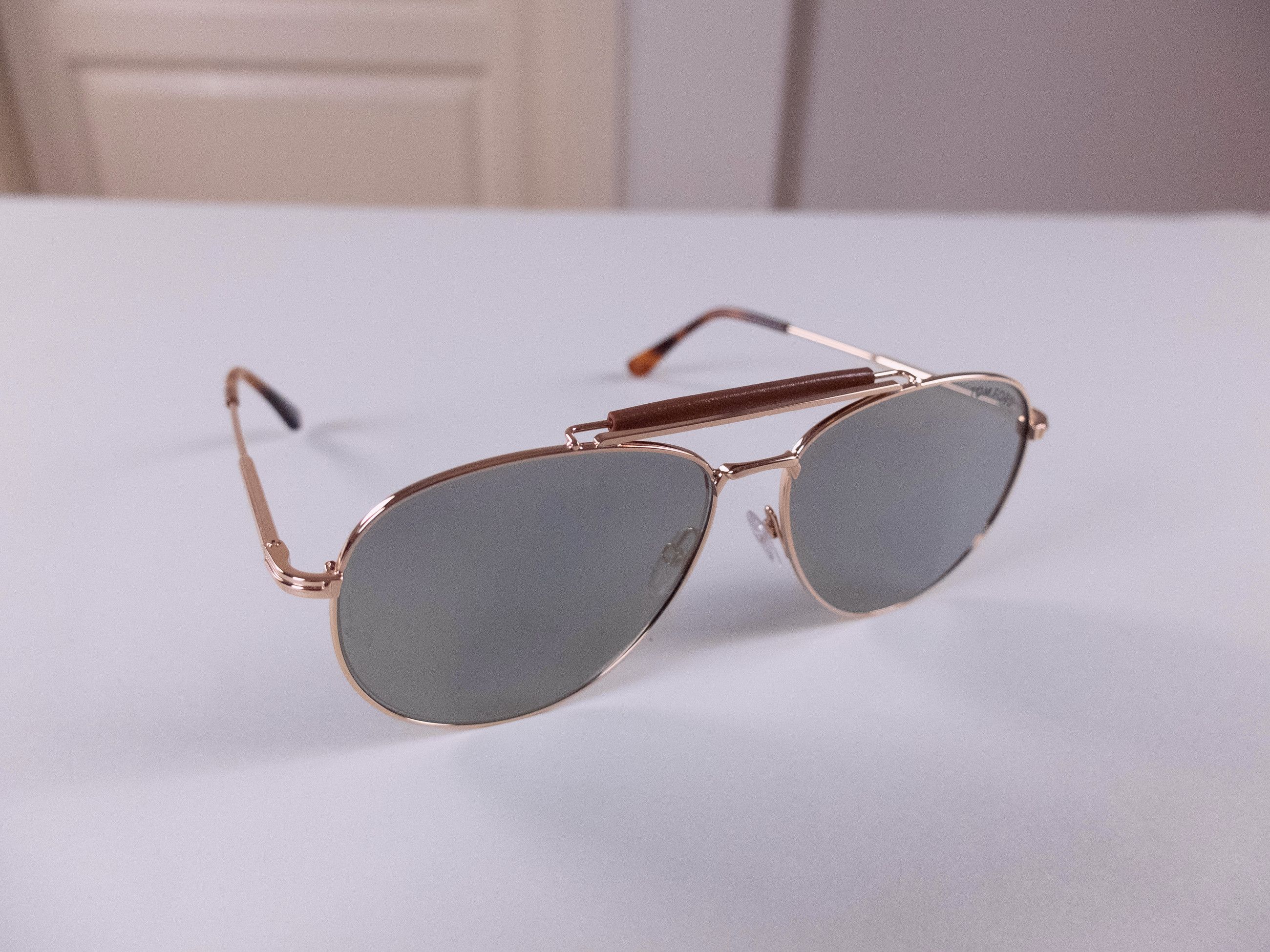Tom Ford TOM FORD Sean gold gray aviator pilot sunglasses 60mm Size ONE SIZE - 3 Thumbnail