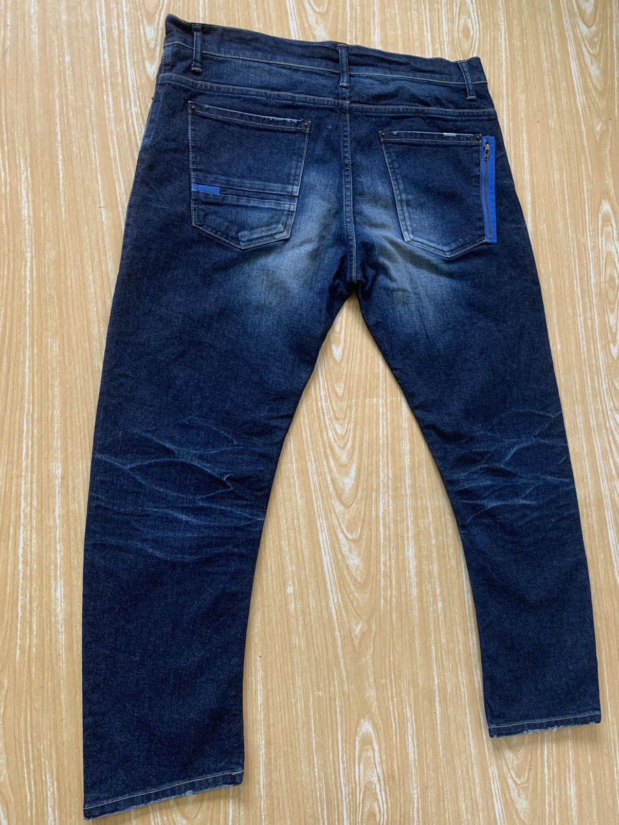 Designer × Japanese Brand 🔥 291295 Homme Japanese Brand Denim Pants New With Tag Size US 34 / EU 50 - 7 Thumbnail