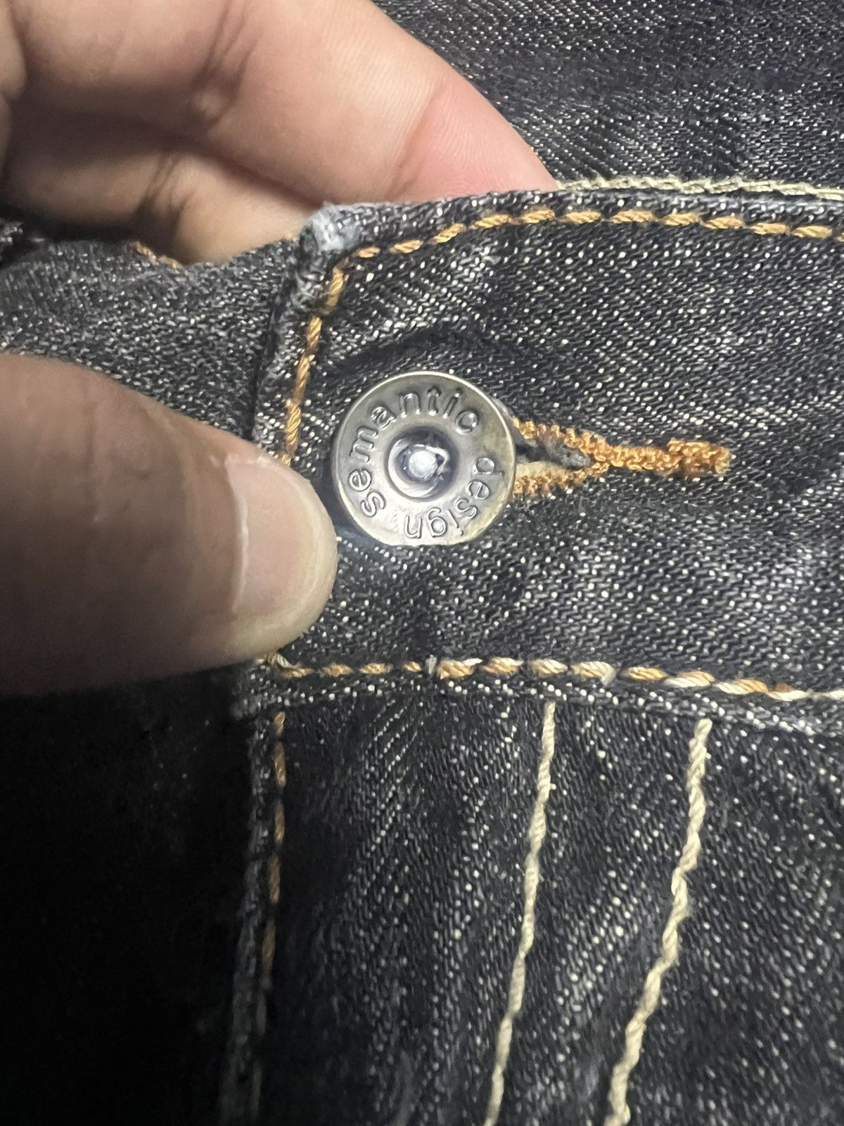 semanticdesign Archive Semantic Design Distressed Flared Denim (45) Size 34" / US 12 / IT 48 - 8 Thumbnail