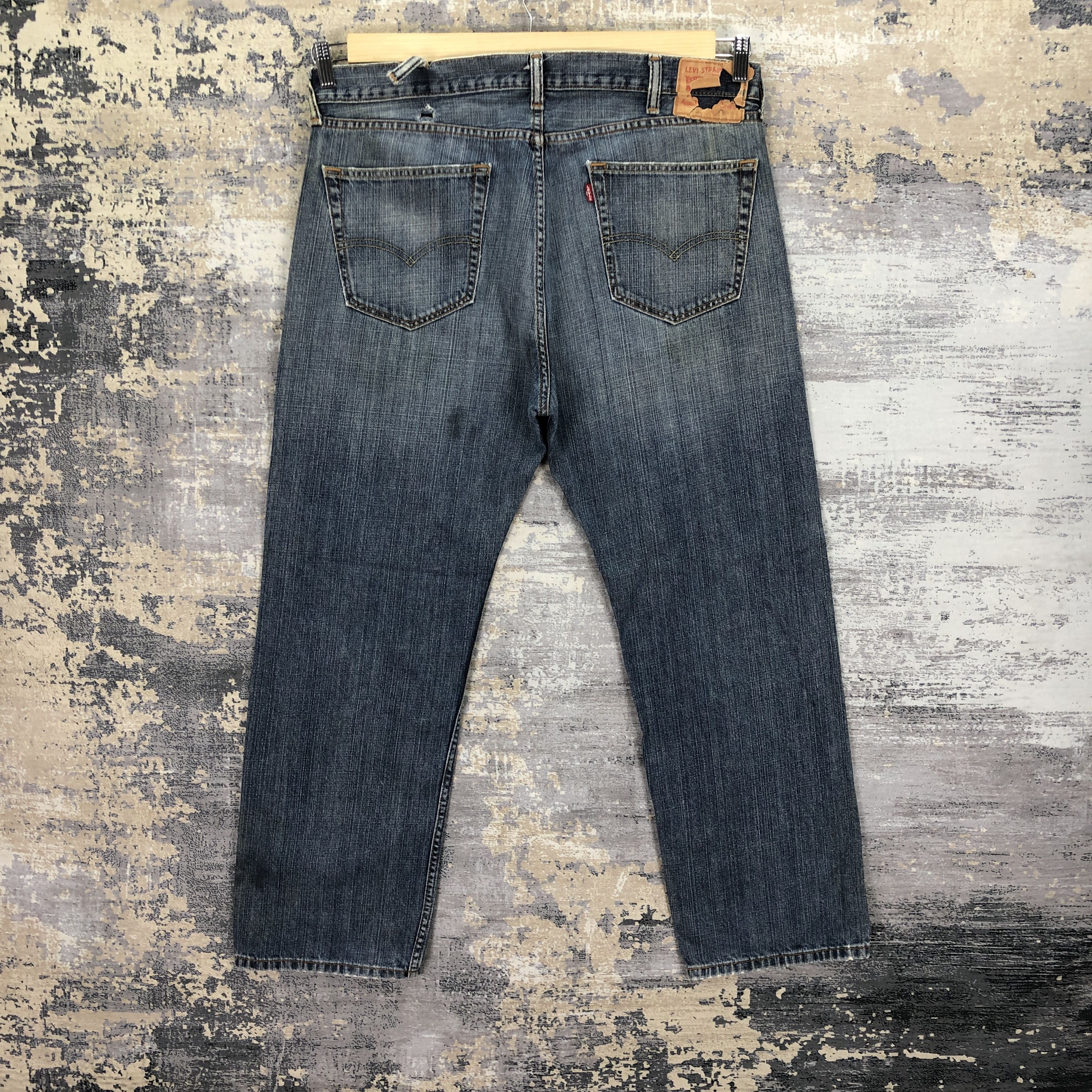 Levi's Vintage Y2K Levis 505 Faded Jeans Levi's Light Wash Denim Size US 38 / EU 54 - 2 Thumbnail