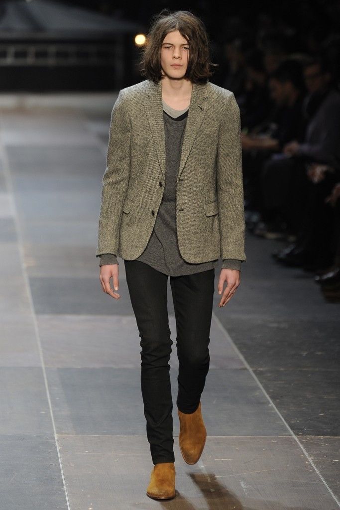 Hedi Slimane × Saint Laurent Paris Grail ! Saint Laurent Blazer Runway Size 36R - 1 Thumbnail