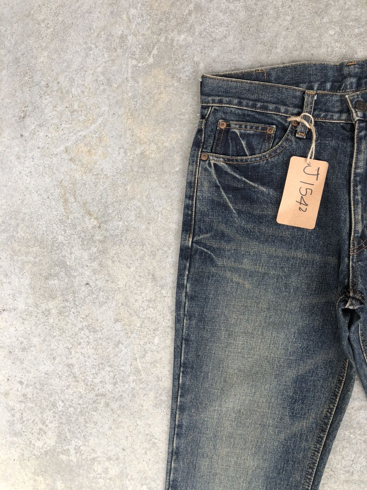If Six Was Nine Bobson Flared Jeans Mudwash Distressed Jeans Size US 30 / EU 46 - 4 Thumbnail