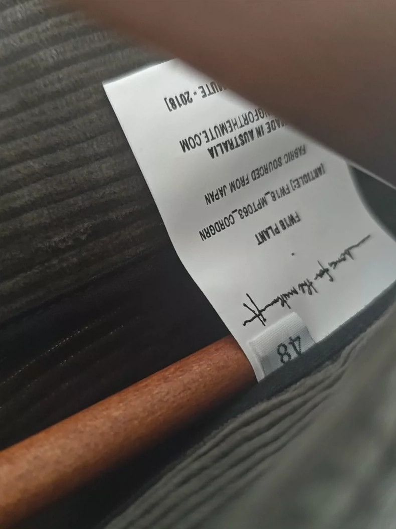 Song For The Mute Song For The Mute Military green velvet work pant Size US 32 / EU 48 - 4 Thumbnail