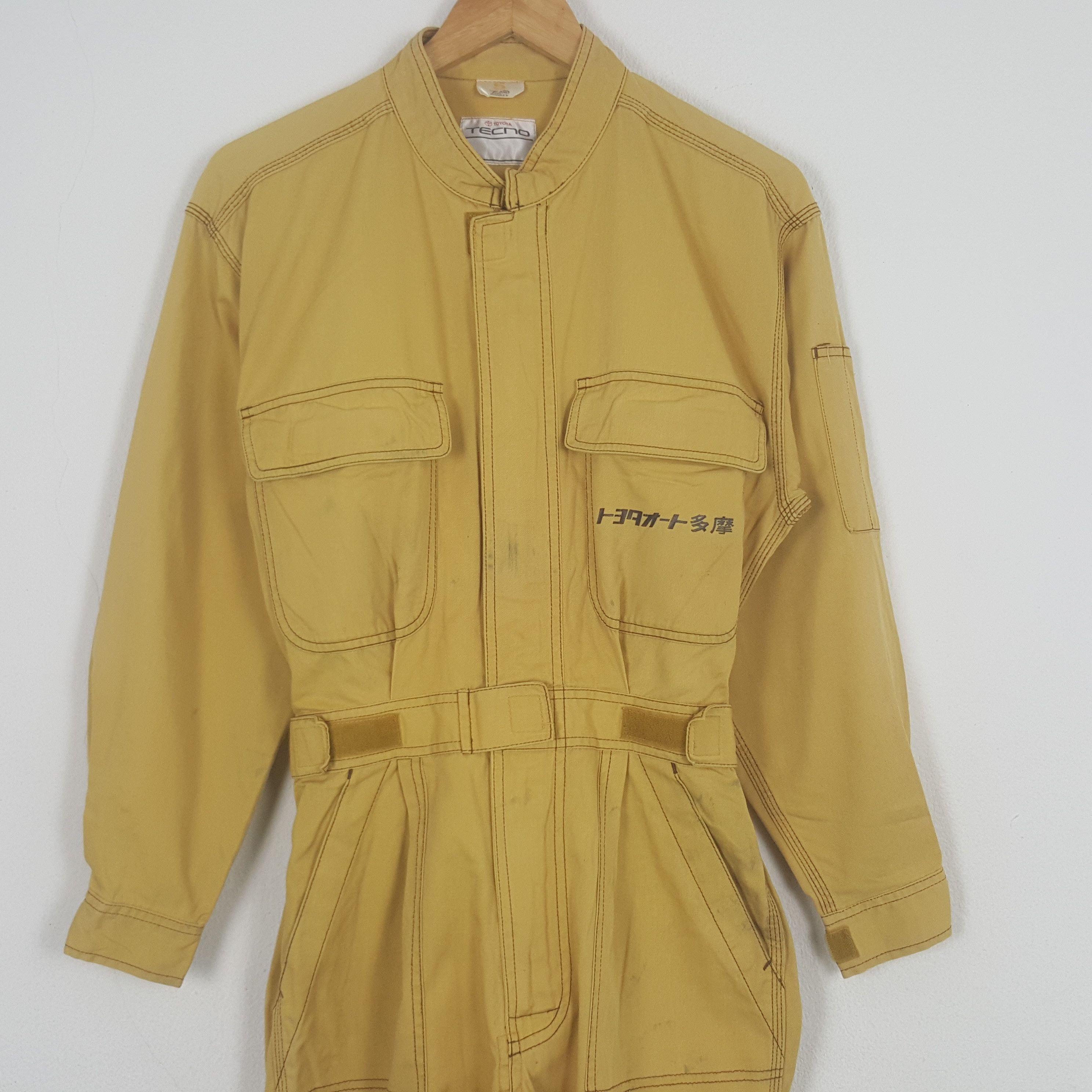 Japanese Brand Vintage Toyota Tecno Japanese Racing Coverall Jacket C300N10 Size US XS / EU 42 / 0 - 5 Thumbnail