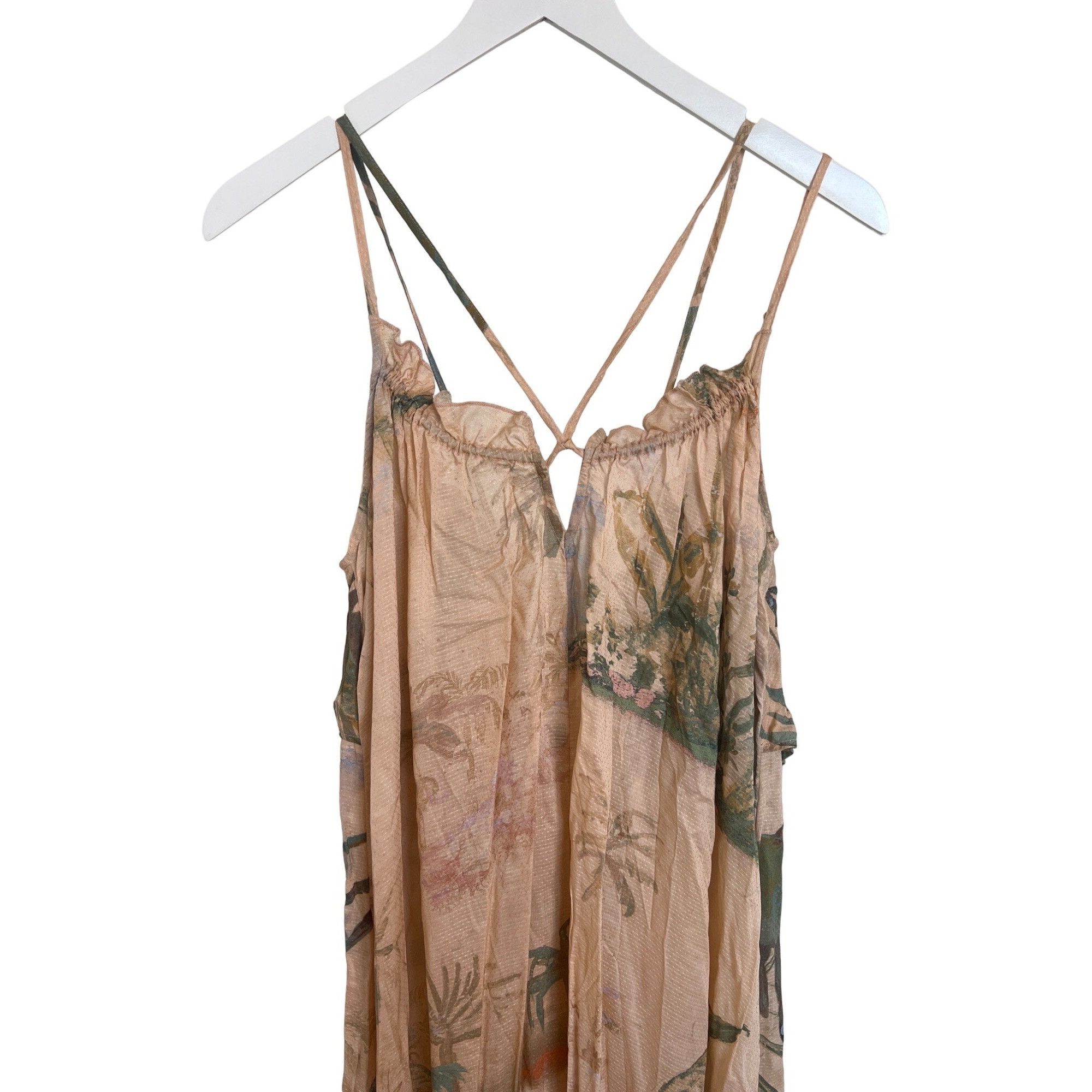 Anthropologie Anthropologie Strappy Sheer Midi Cover-Up Dress Size XXS / US 00 / IT 34 - 6 Thumbnail