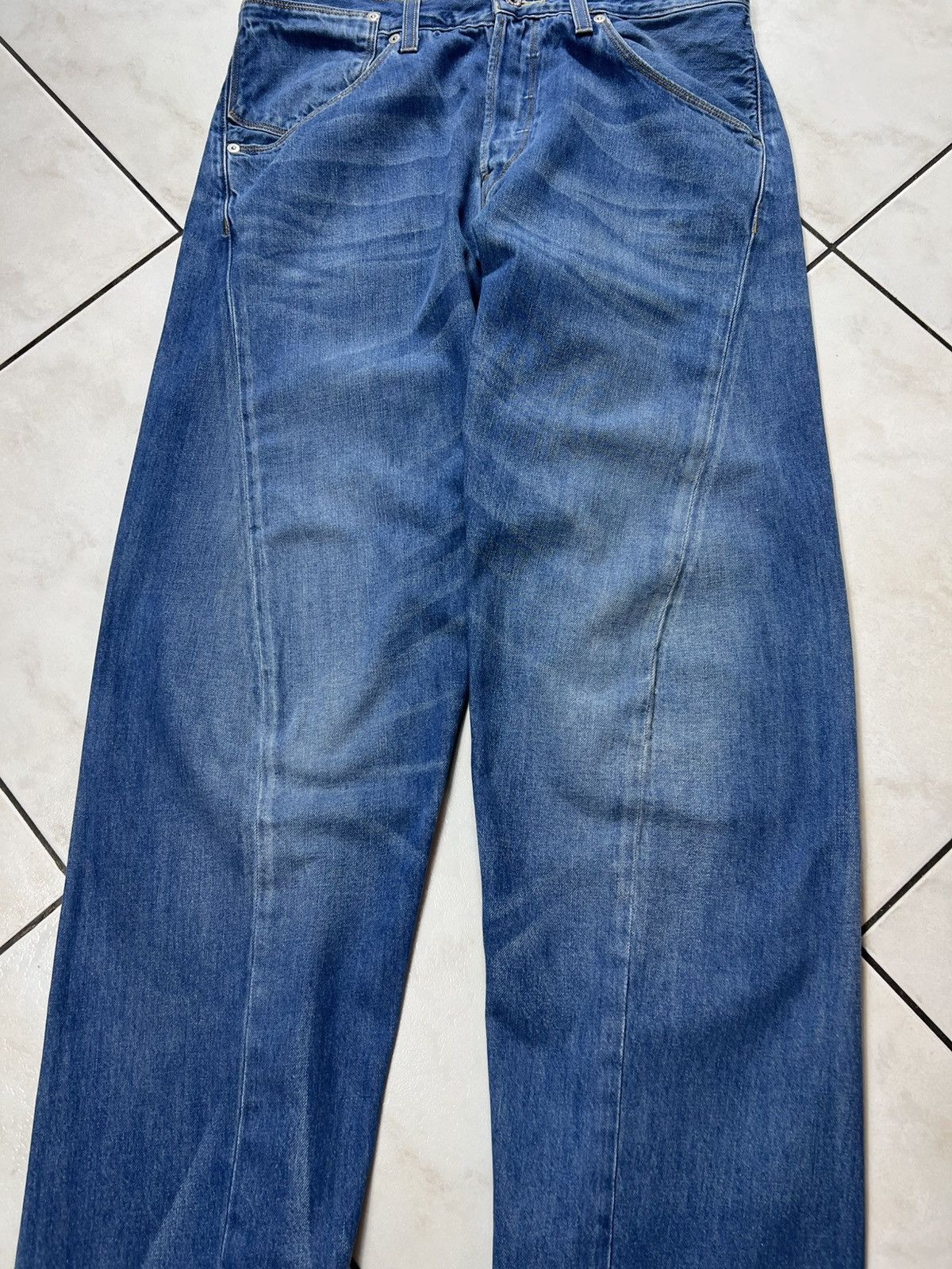 Levi's Vintage Levi’s engineered jeans y2k buckle back washed pants Size US 31 - 4 Thumbnail