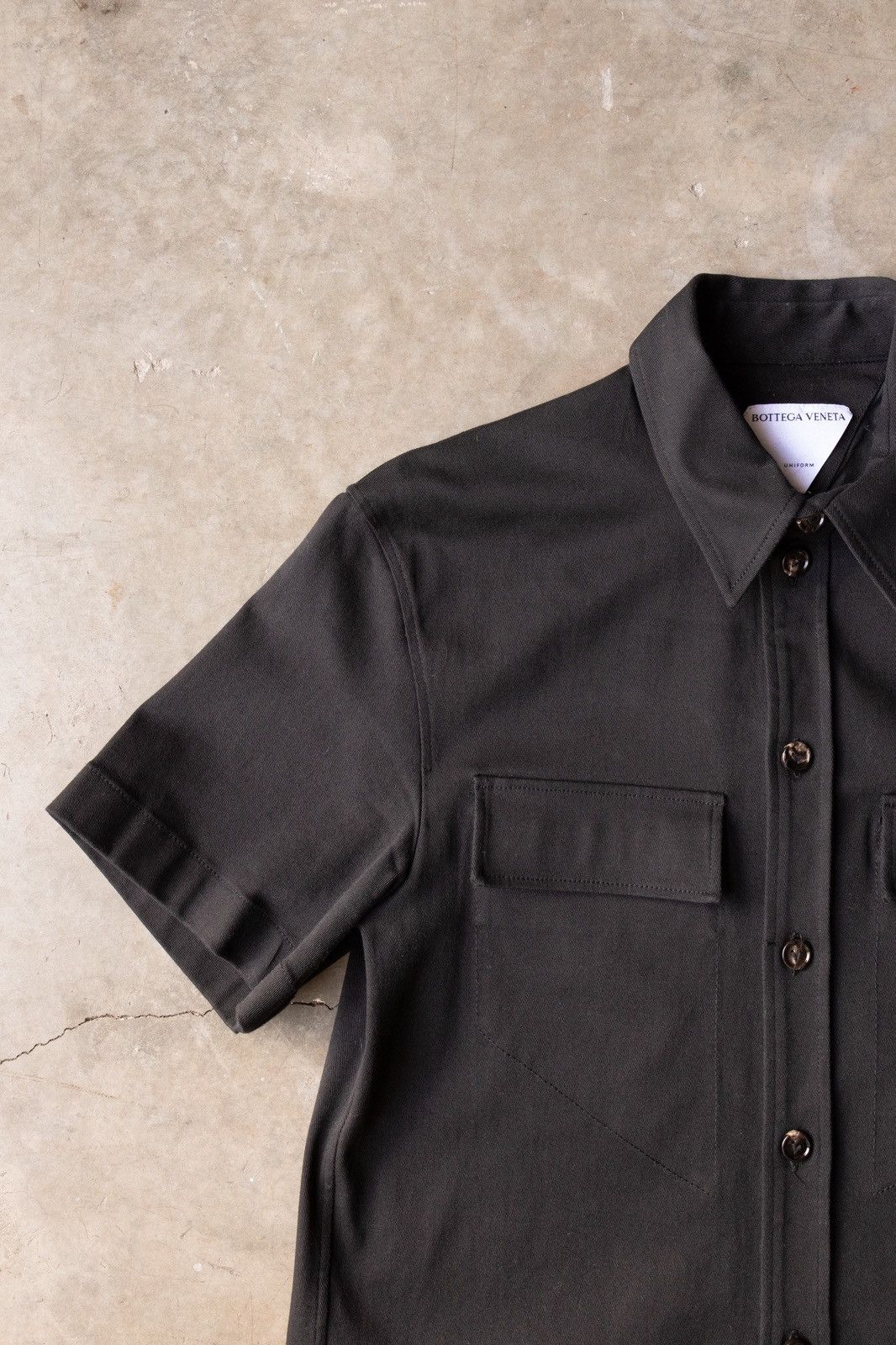 Bottega Veneta Bottega Veneta Uniform Military Shirt Size US S / EU 44-46 / 1 - 2 Thumbnail