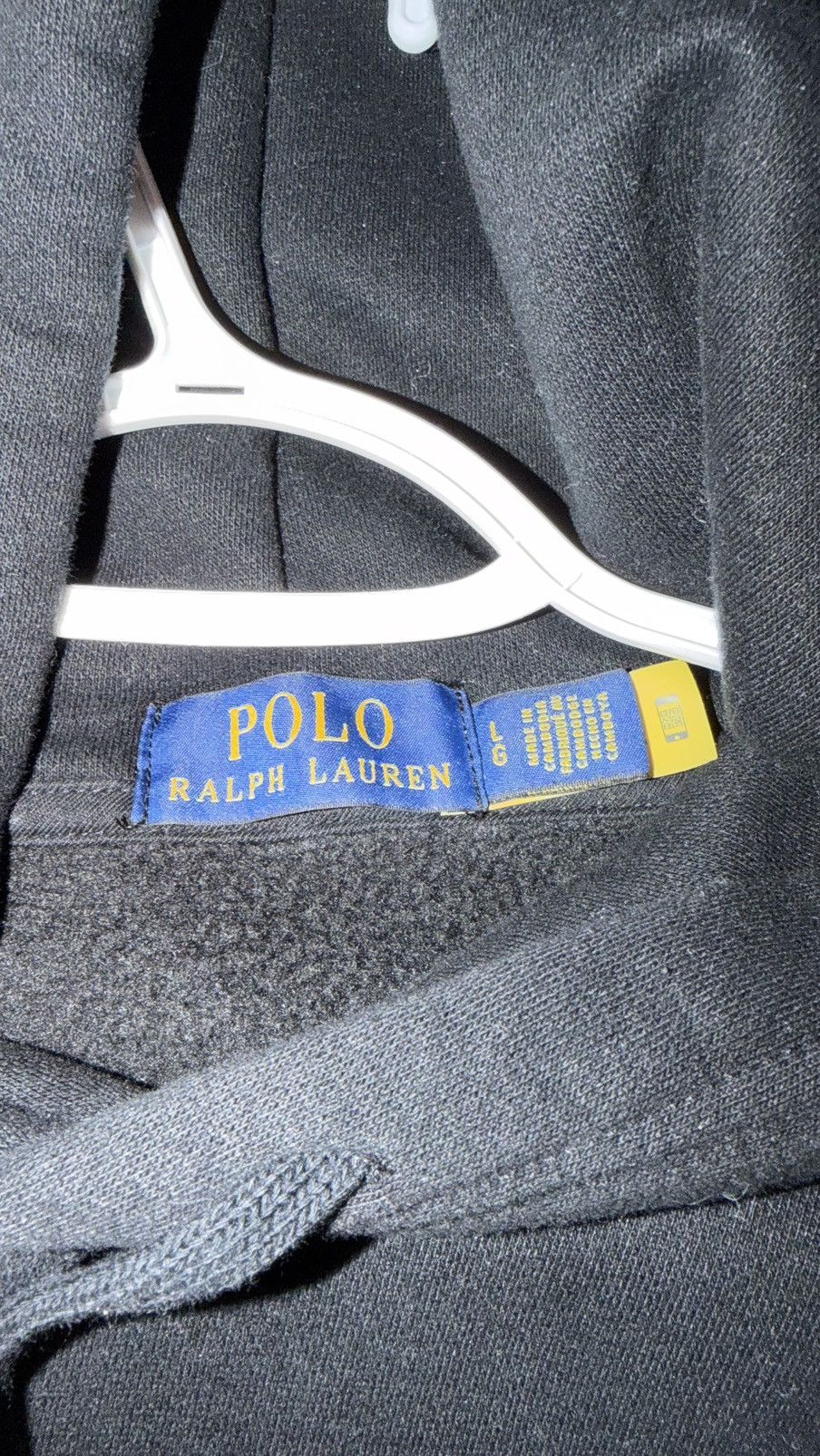 Polo Ralph Lauren Polo RL black and gold Logo hoodie. Size US M / EU 48-50 / 2 - 5 Thumbnail