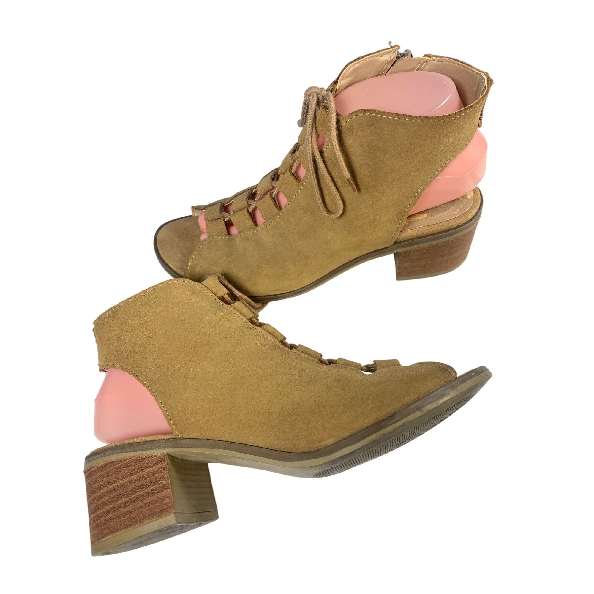 Steve Madden Steve Madden Adelene Women's 8M Brown Suede Leather Side Zip Size US 8 / IT 38 - 5 Thumbnail