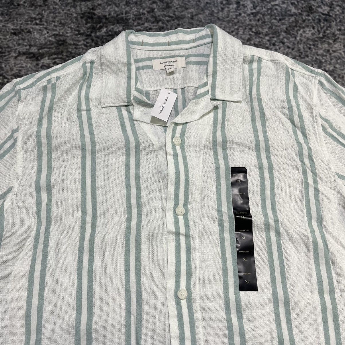 Banana Republic Banana Republic Striped Button Up Shirt Short Sleeve XL NEW Size US XL / EU 56 / 4 - 5 Thumbnail