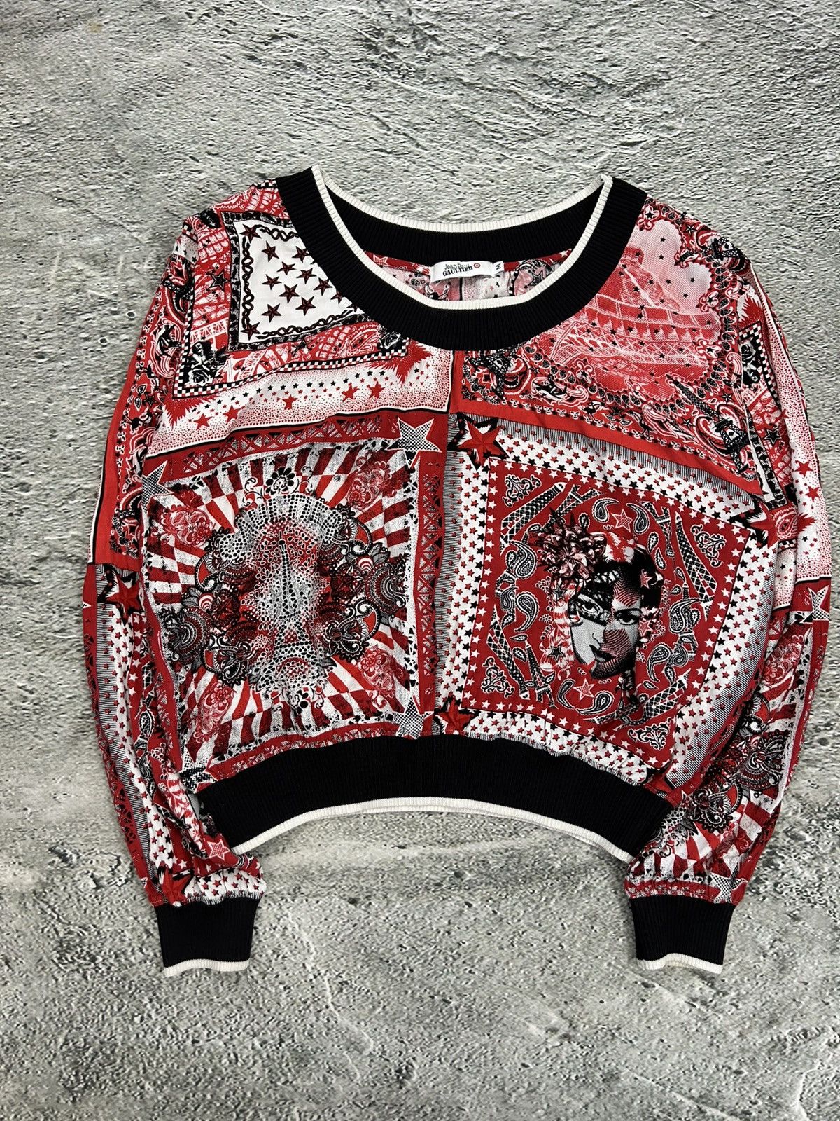 Jean Paul Gaultier Jean Paul Gaultier blouse red longsleeve avant garde Size M / US 6-8 / IT 42-44 - 1 Thumbnail