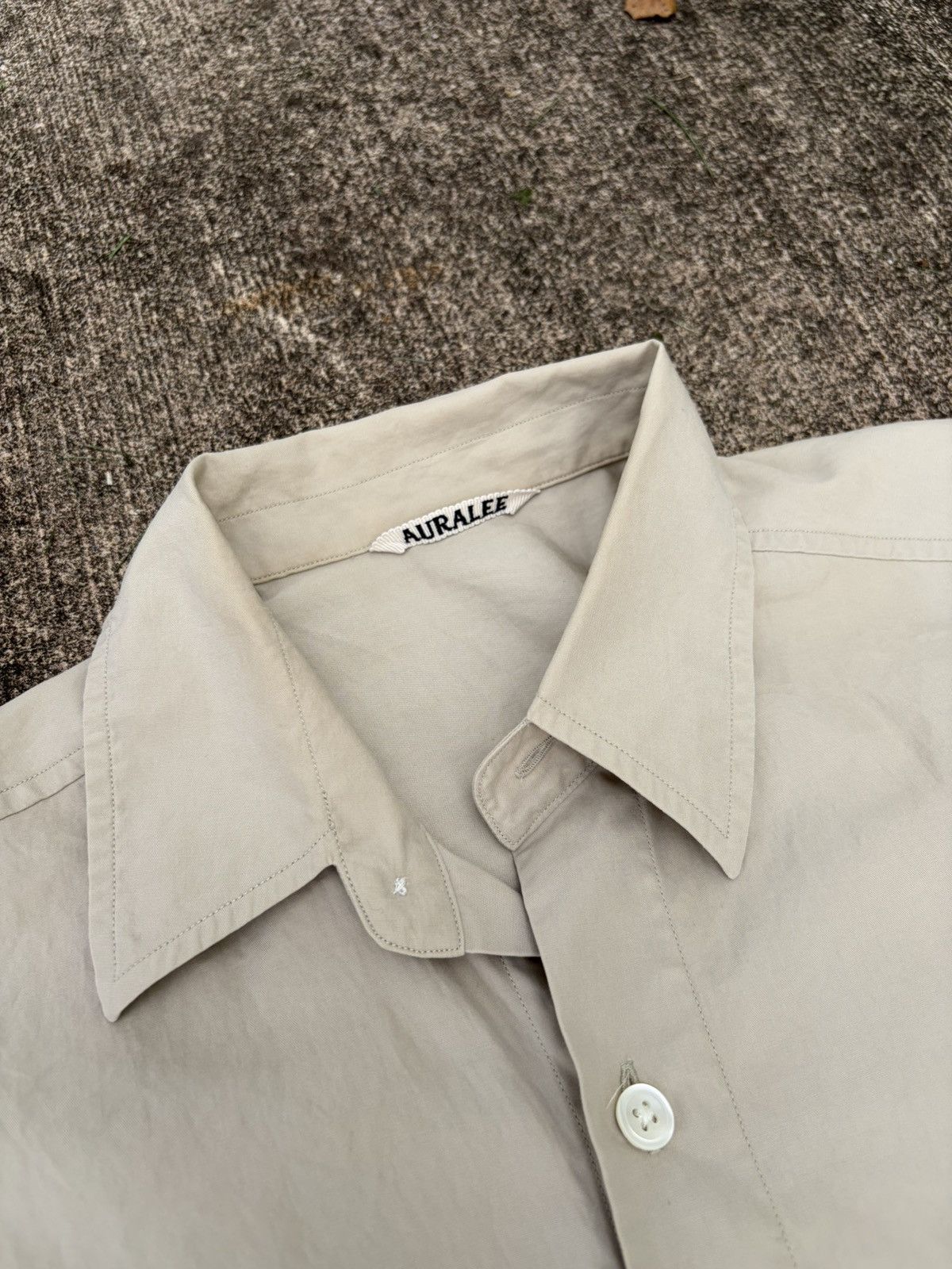 Auralee Washed Finx Twill Half-Sleeve Size US L / EU 52-54 / 3 - 2 Thumbnail