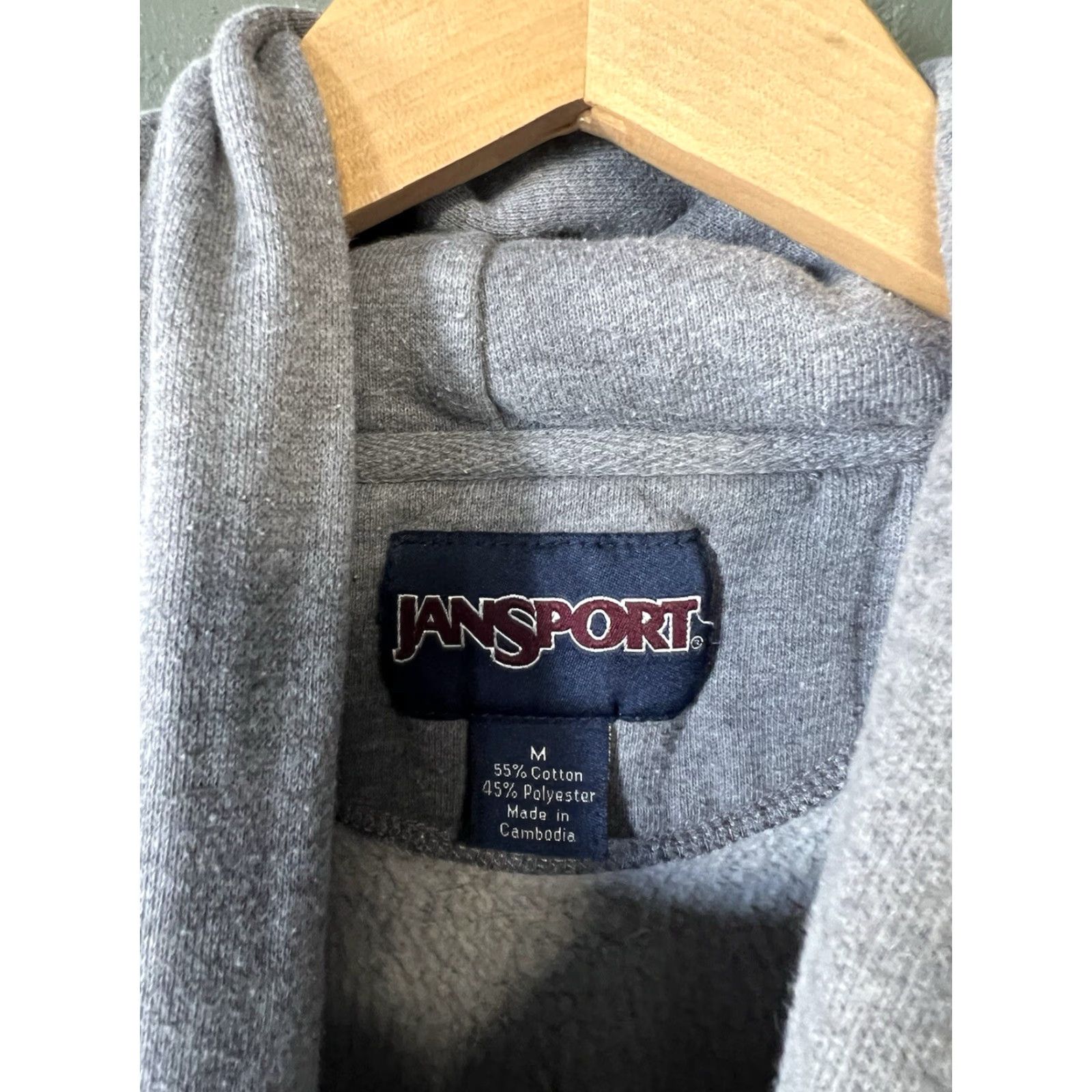 Jansport Georgetown x Jansport Hoodie Mens Pullover Gray M Size Size US M / EU 48-50 / 2 - 3 Thumbnail