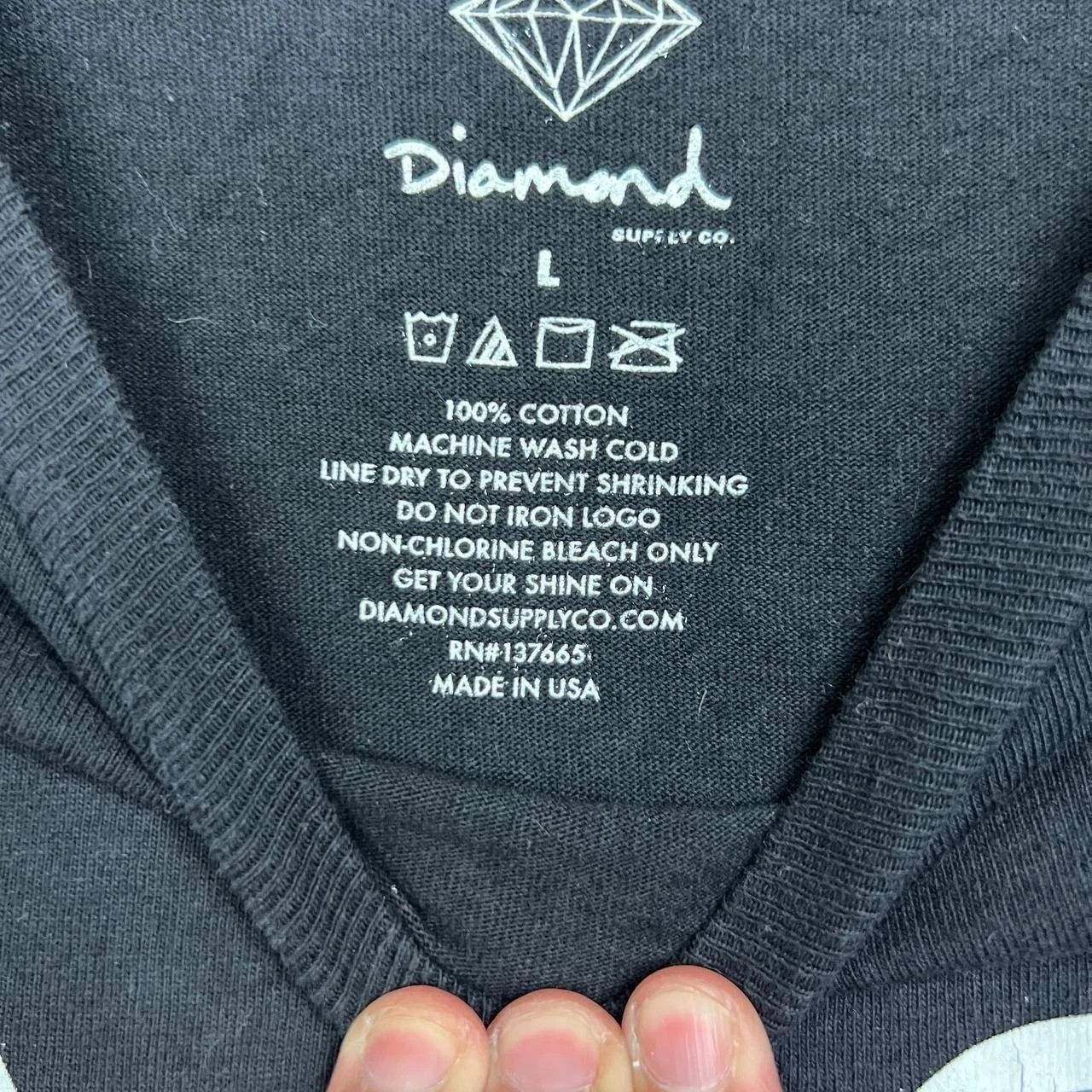 Diamond Supply Co. Diamond Supply Co. Shirt Men Black Skateboard Cotton L Size US L / EU 52-54 / 3 - 4 Thumbnail