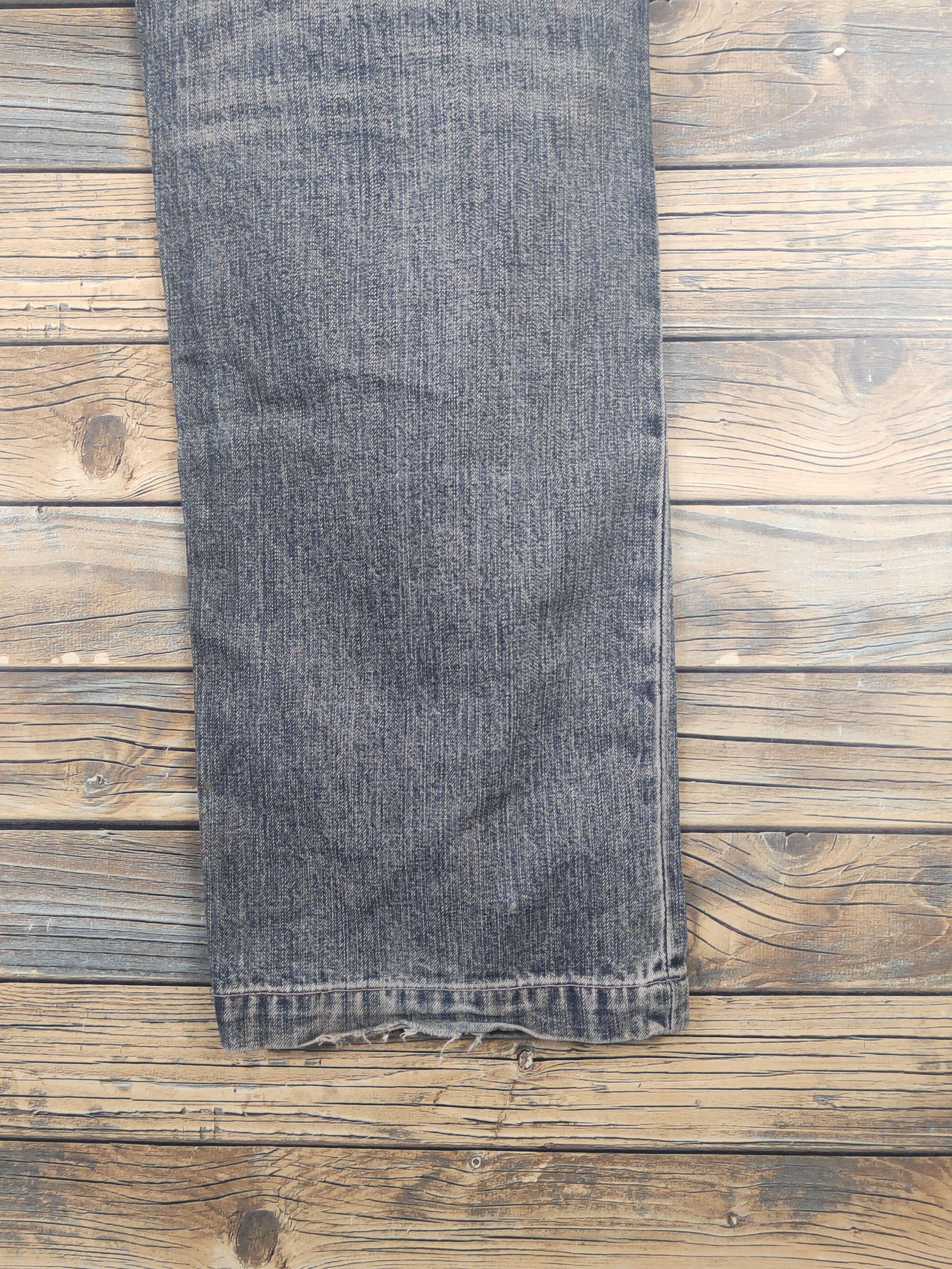 Gap DL Gap Dark Blue Distressed Ripped Jeans #1512 Size US 34 / EU 50 - 11 Thumbnail