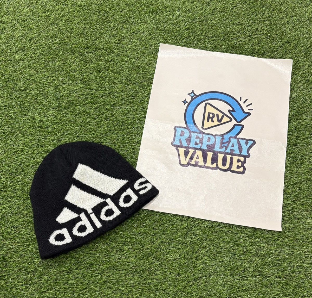 Adidas ADIDAS BIG LOGO BEANIE Size ONE SIZE - 1 Thumbnail