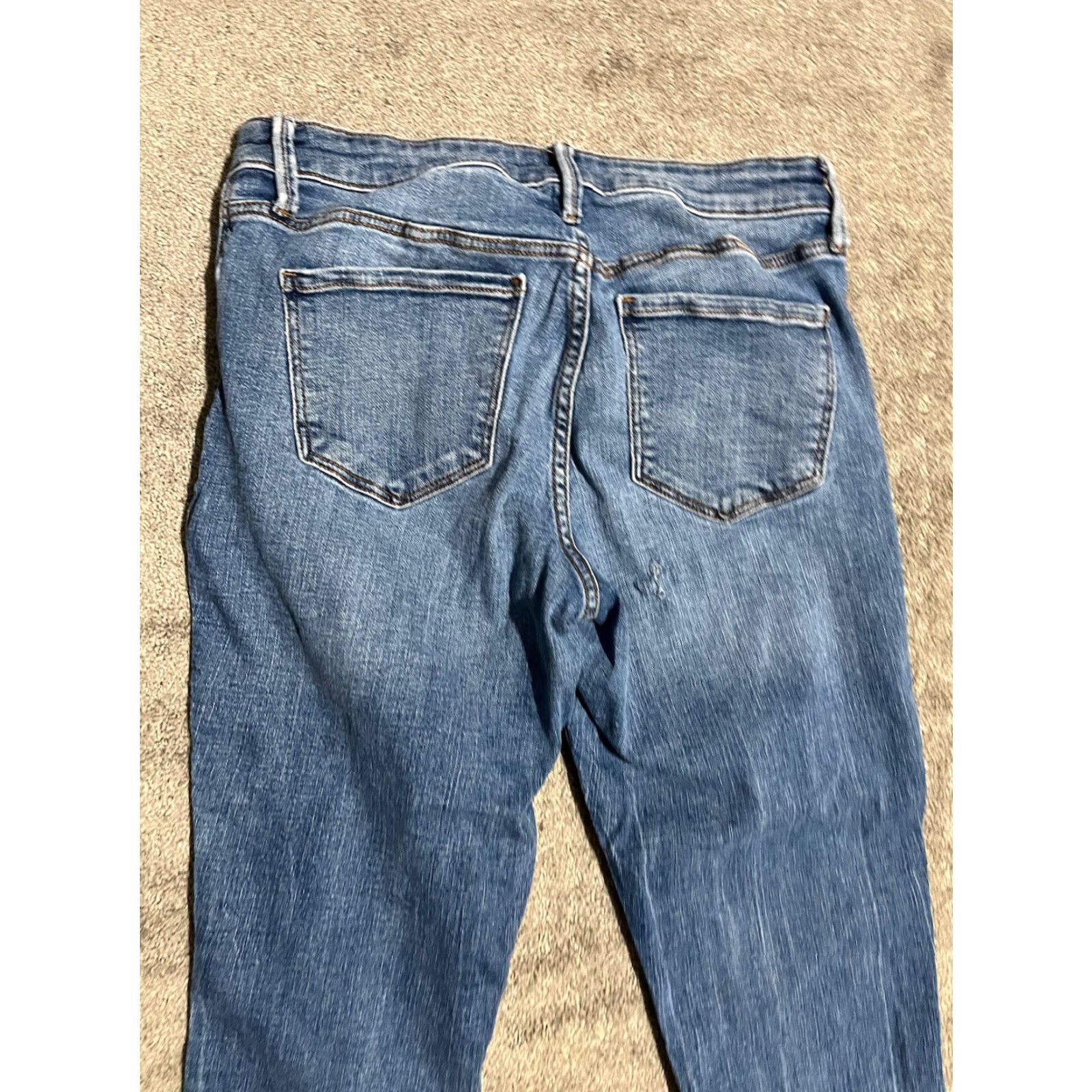 Old Navy Old Navy Womens Rockstar Super Skinny Jeans Womens Size 10 Regular Blue Size 32" / US 10 / IT 46 - 4 Thumbnail