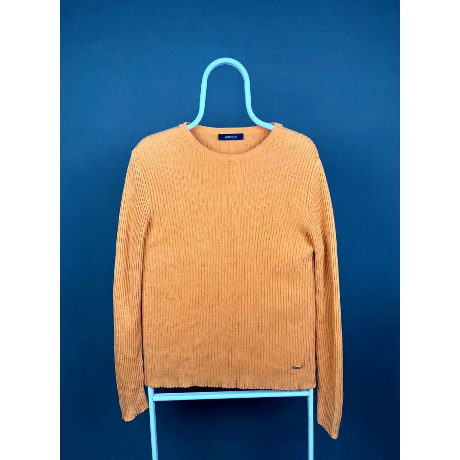 Vintage Zegna Sport Knit Sweater Size Small Orange Men’s Size US S / EU 44-46 / 1 - 2 Thumbnail