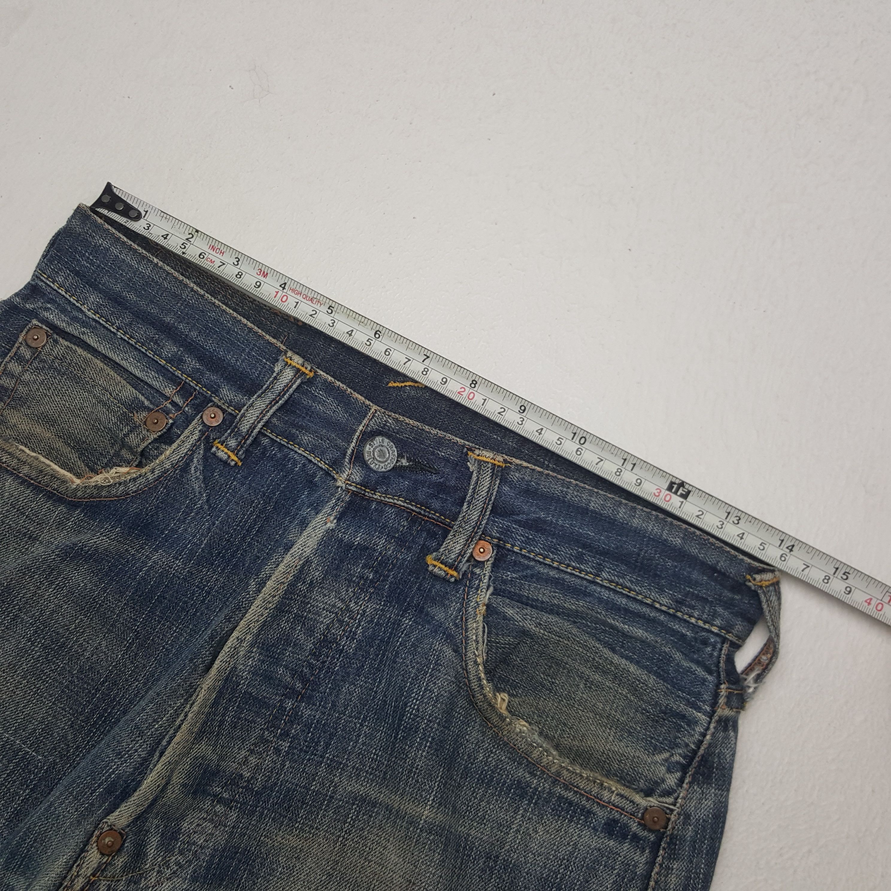 Evisu × Vintage Vintage Evisu x McDonald’s Selvedge Custom Daicock Jeans Size US 28 / EU 44 - 7 Thumbnail