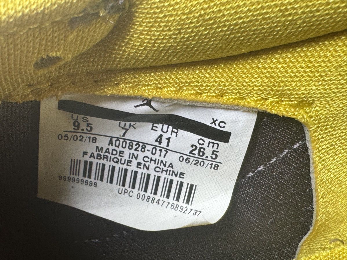 Jordan Brand Women’s 9.5 Jordan 1 Retro Low Thunder Grey Citron Yellow OG Size US 9.5 / IT 39.5 - 7 Thumbnail