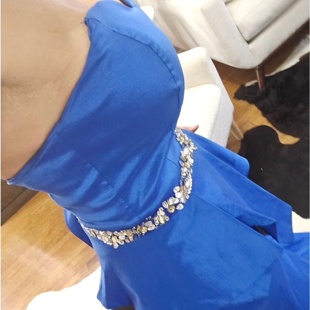 Designer Stunning Mac Duggal Blue Prom/Pageant Gown Size XL / US 12-14 / IT 48-50 - 5 Thumbnail
