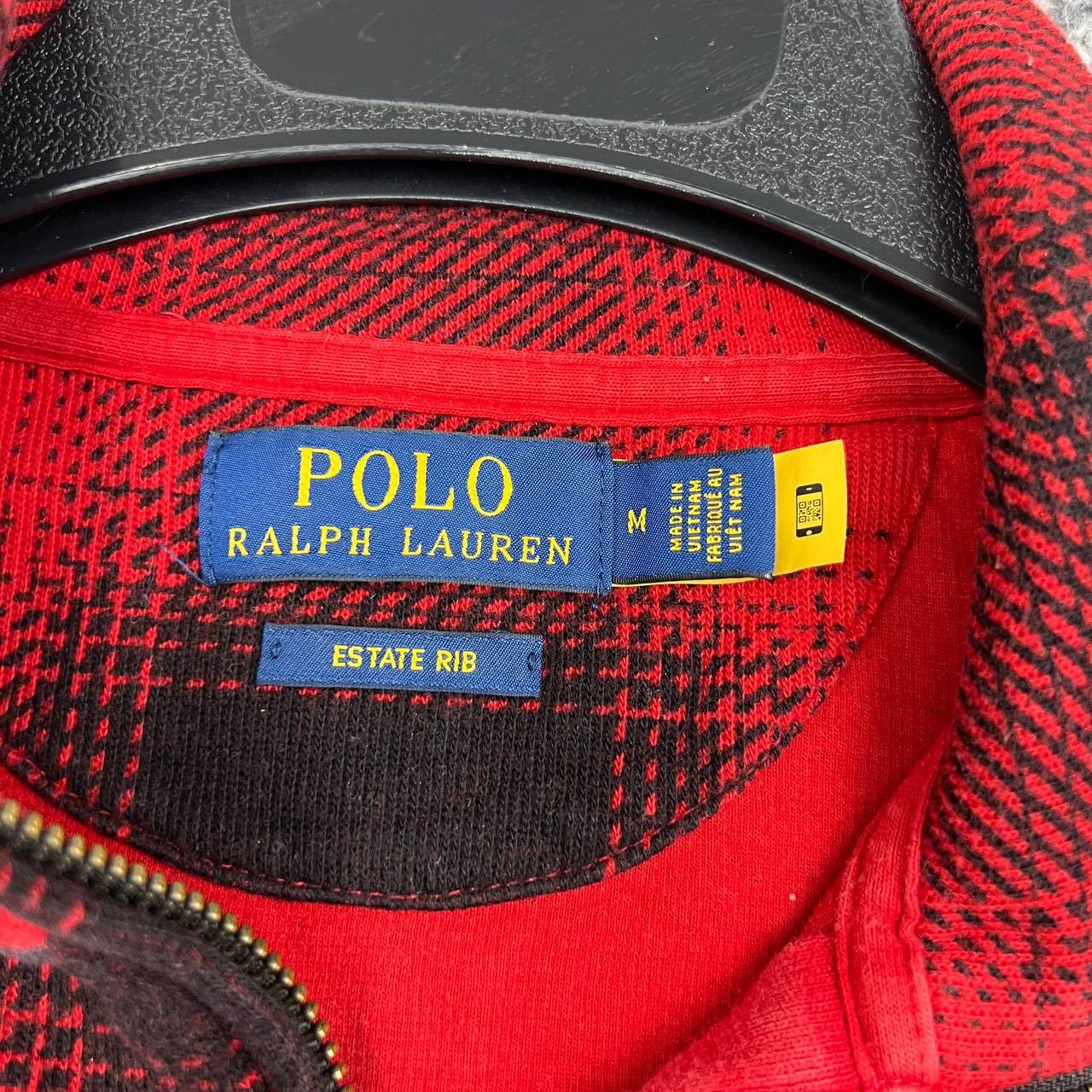 Polo Ralph Lauren Polo Ralph Lauren Estate Rib 1/4 ZipPullover Buffalo Plaid M Size US M / EU 48-50 / 2 - 2 Thumbnail