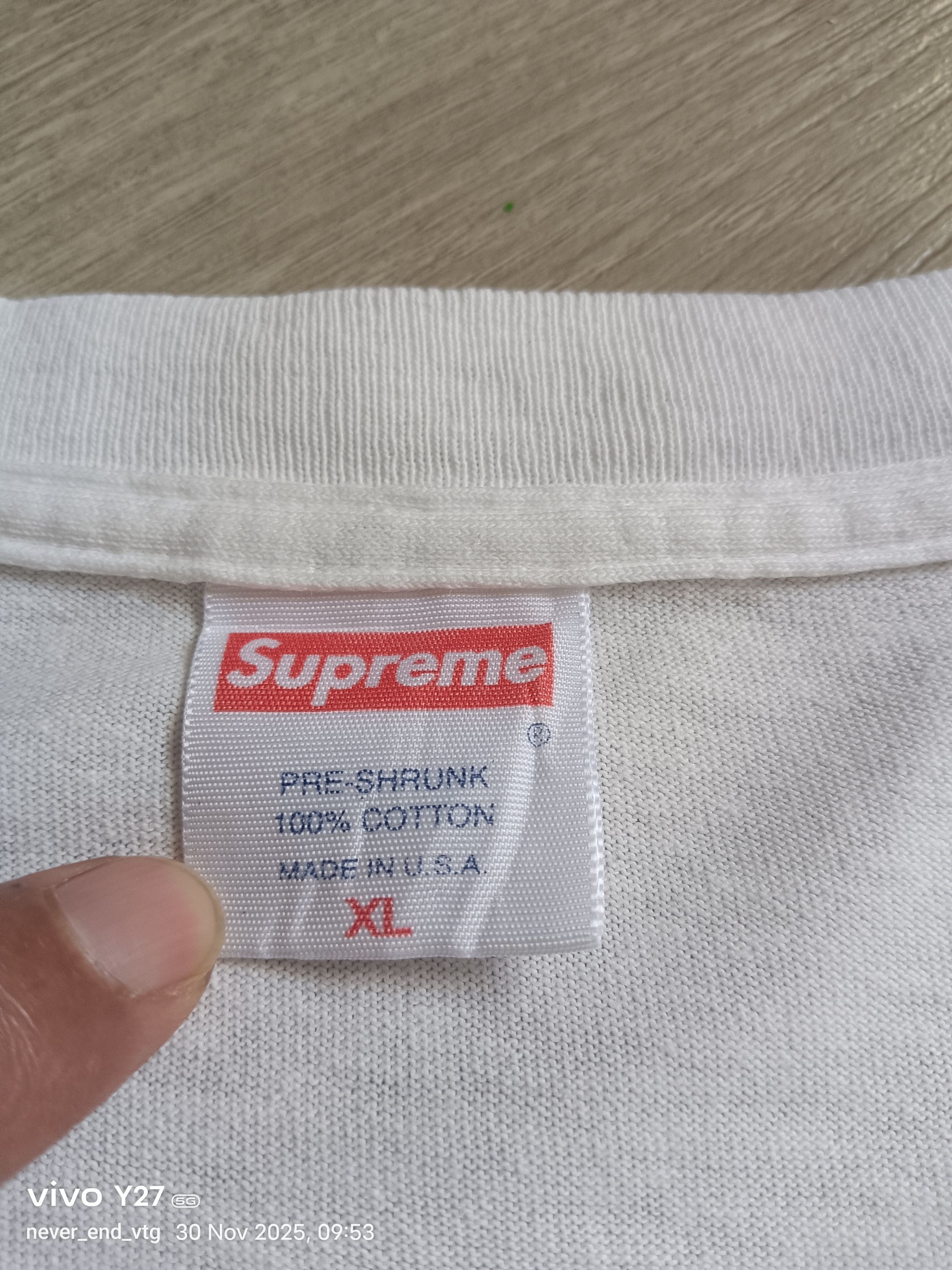 Supreme Supreme Bill of Rights Size US XL / EU 56 / 4 - 3 Thumbnail