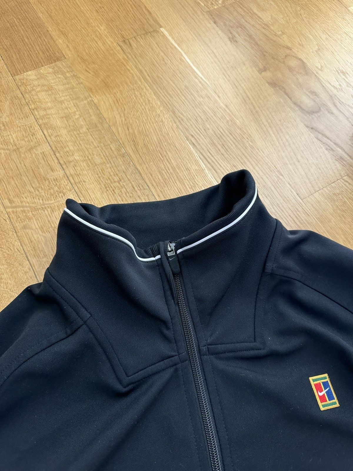 Nike Nike Court Zip Jacket Logo Black Fit Size US XL / EU 56 / 4 - 10 Thumbnail