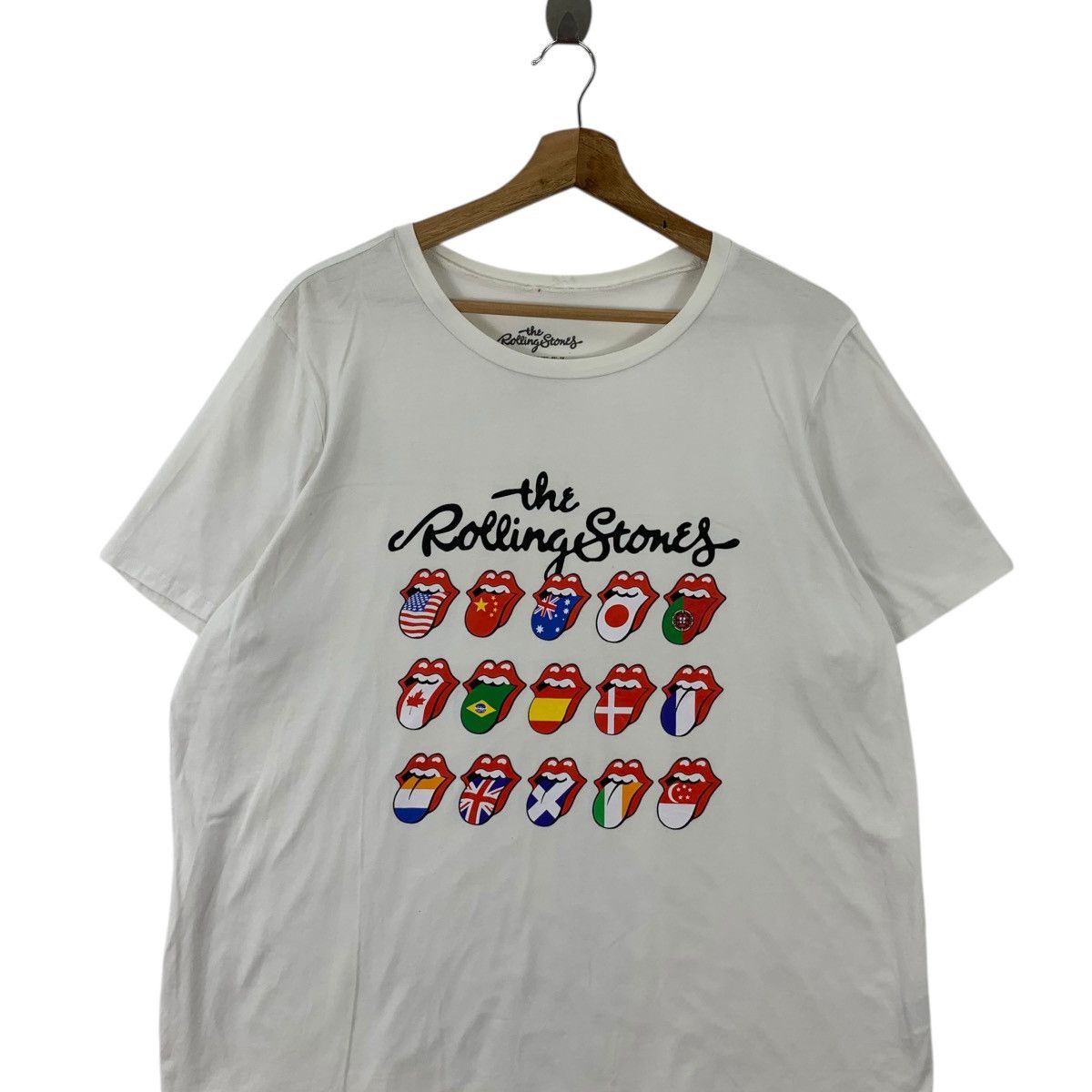 The Rolling Stones THE ROLLING STONES 2018 Collection National Flag Tee Shirt Size L / US 10 / IT 46 - 2 Thumbnail