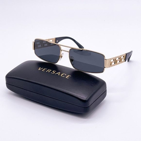 Versace NEW VERSACE VE2257 1002/87 UNISEX SUNGLASSES VERSACE VE2257 Size ONE SIZE - 3 Thumbnail