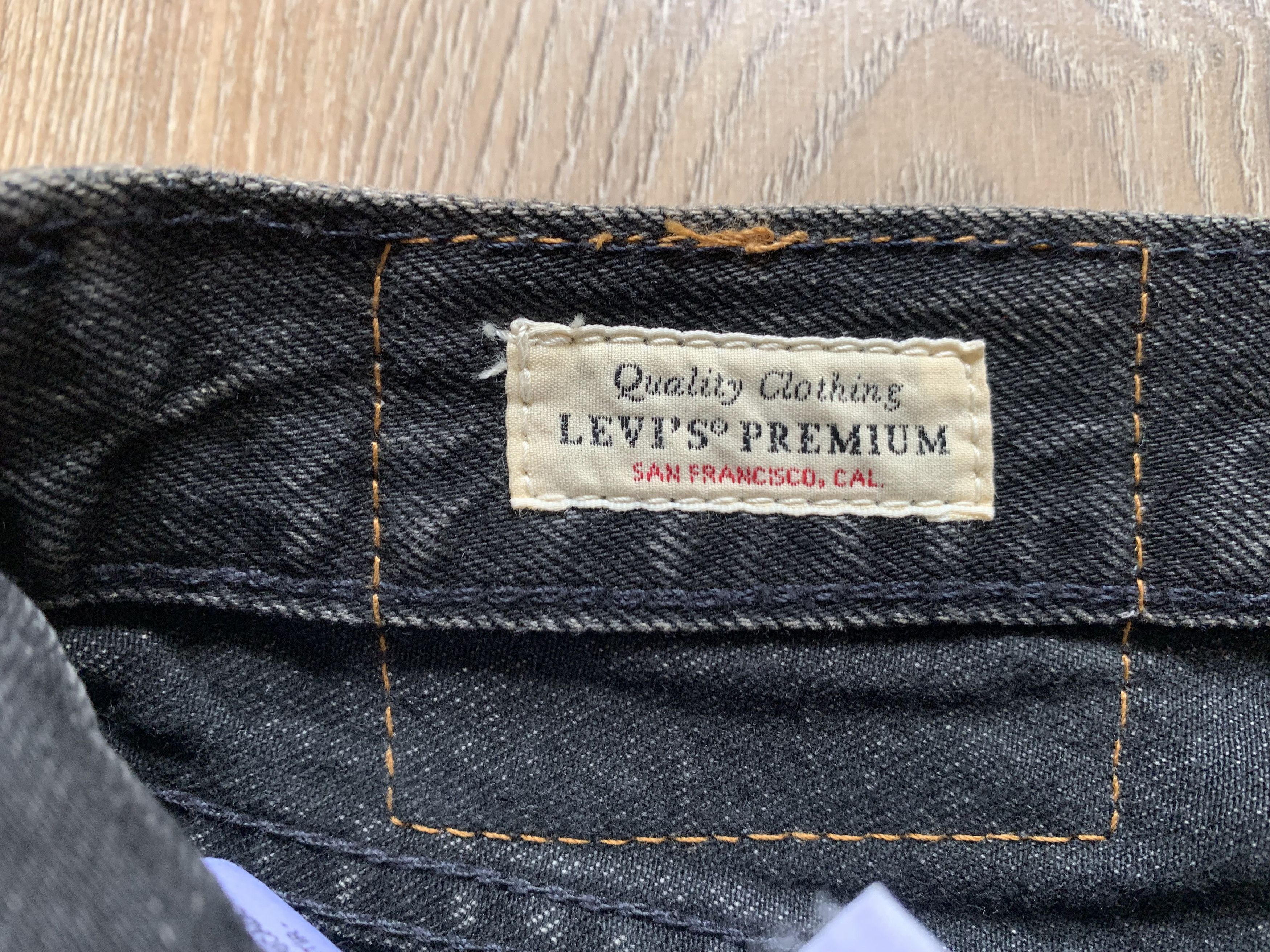 Levi's Levi's Premium 501 Dark Grey Jeans Size US 26 / EU 42 - 8 Thumbnail