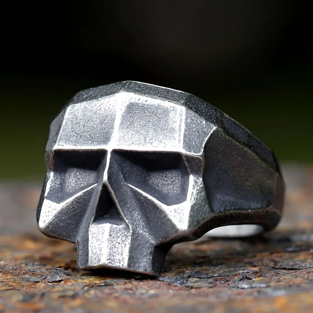 Jewelry Vintage Skull Ring Size ONE SIZE - 1 Thumbnail
