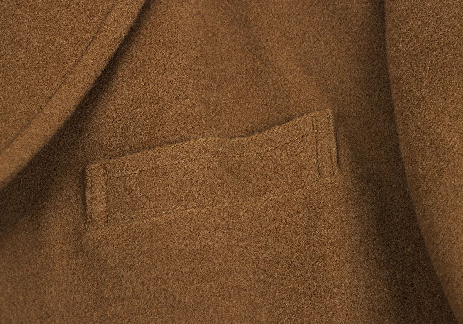 Jean Paul Gaultier Wool Melton Chester Coat in Camel, Size 48 Size US M / EU 48-50 / 2 - 6 Thumbnail