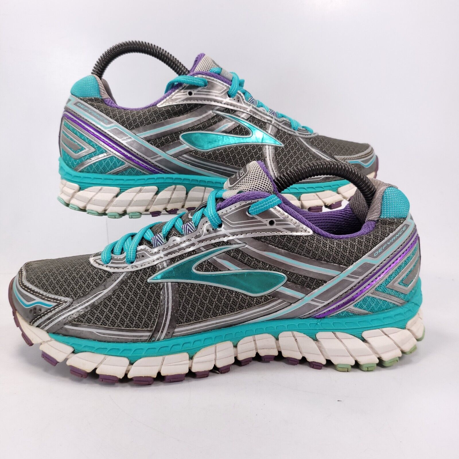 Brooks Brooks Defyance 9 Shoe Womens Size 9.5 1202051B016 Gray Blue Size US 9.5 / IT 39.5 - 5 Thumbnail